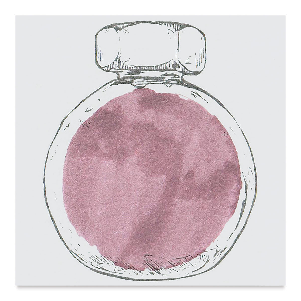 Ferris Wheel Press Fountain Pen Ink - Lady Rose, 38 ml (swatch of ink)