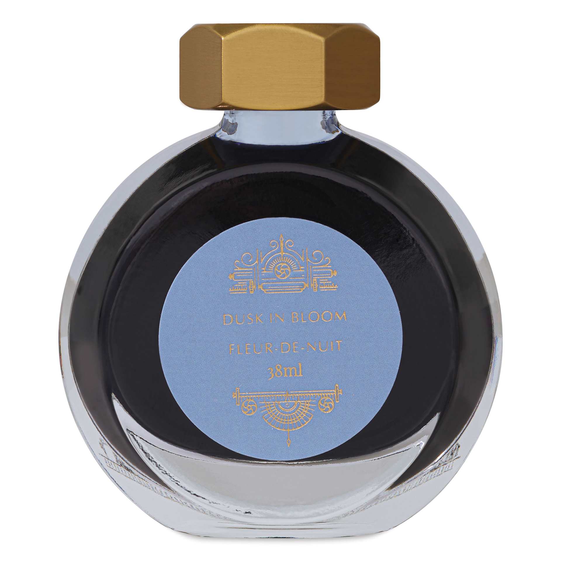 Ferris Wheel Press Fountain Pen Ink - Dusk In Bloom, 38 ml, back of the packaging