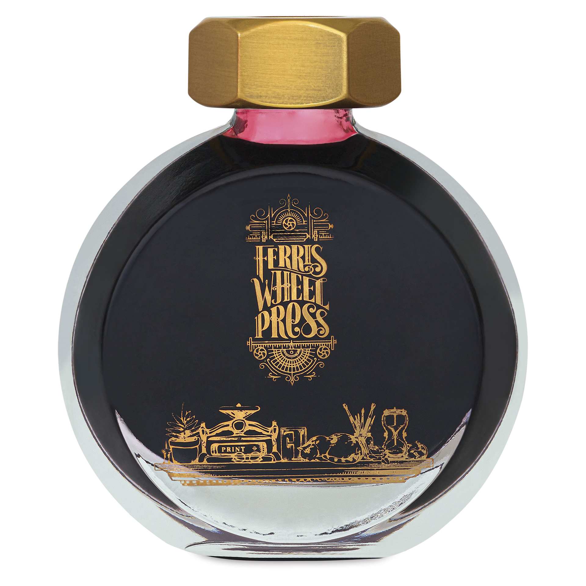 Ferris Wheel Press Fountain Pen Ink - The Sherry Sonata, 38 ml, front of the bottle