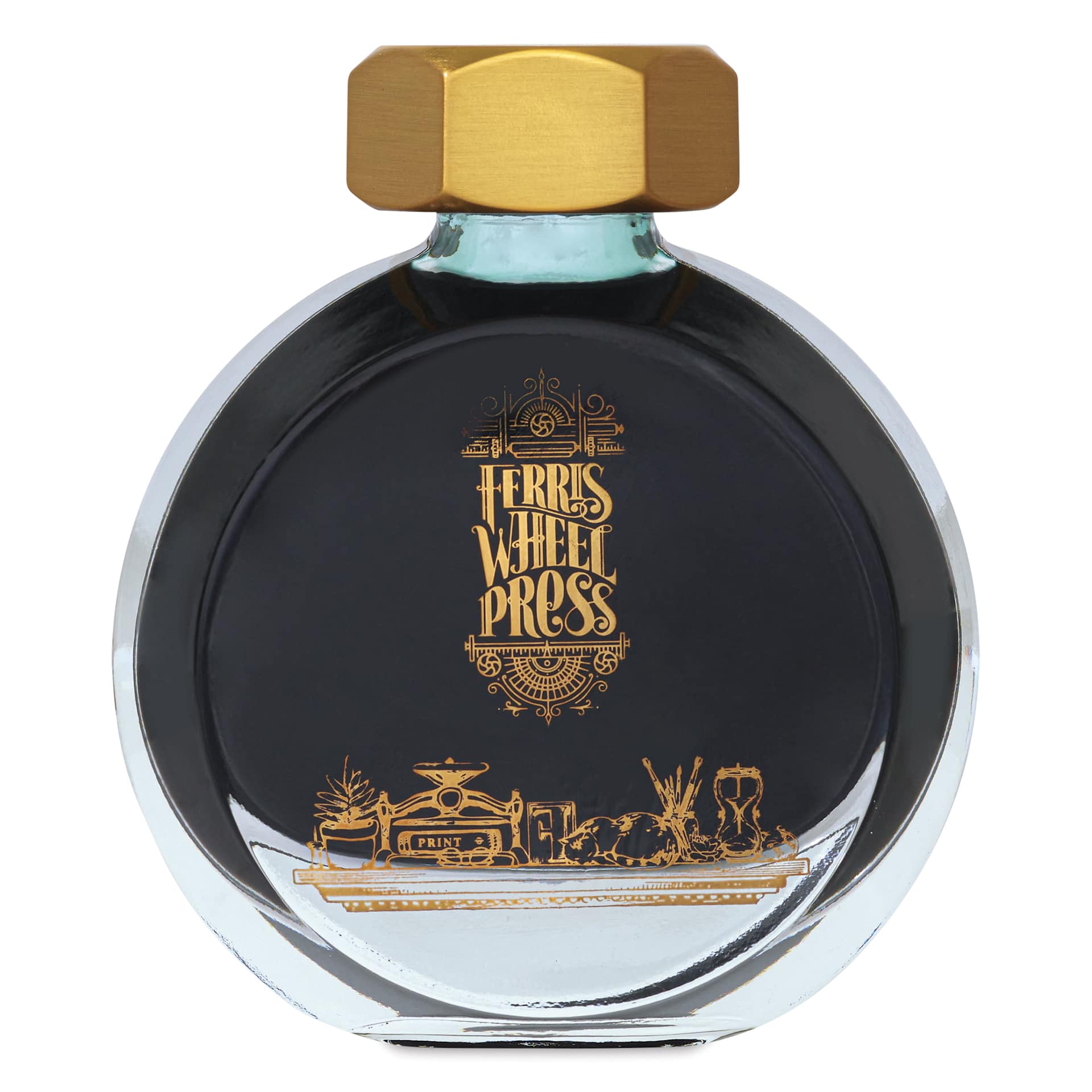 Ferris Wheel Press Fountain Pen Ink - The Sad Charade, 38 ml, front of the bottle