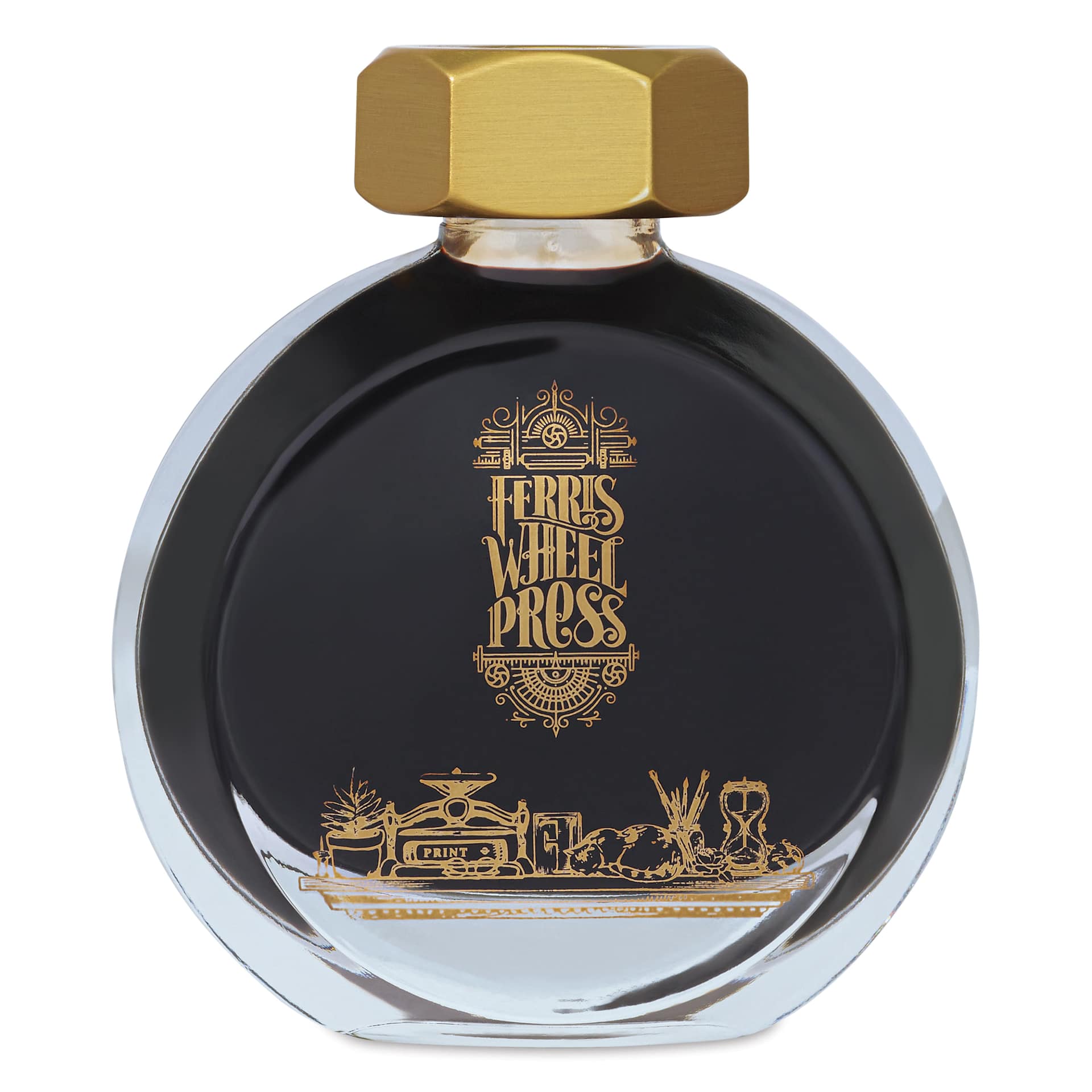 Ferris Wheel Press Fountain Pen Ink - Terracotta Canyon, 38 ml, front of the bottle