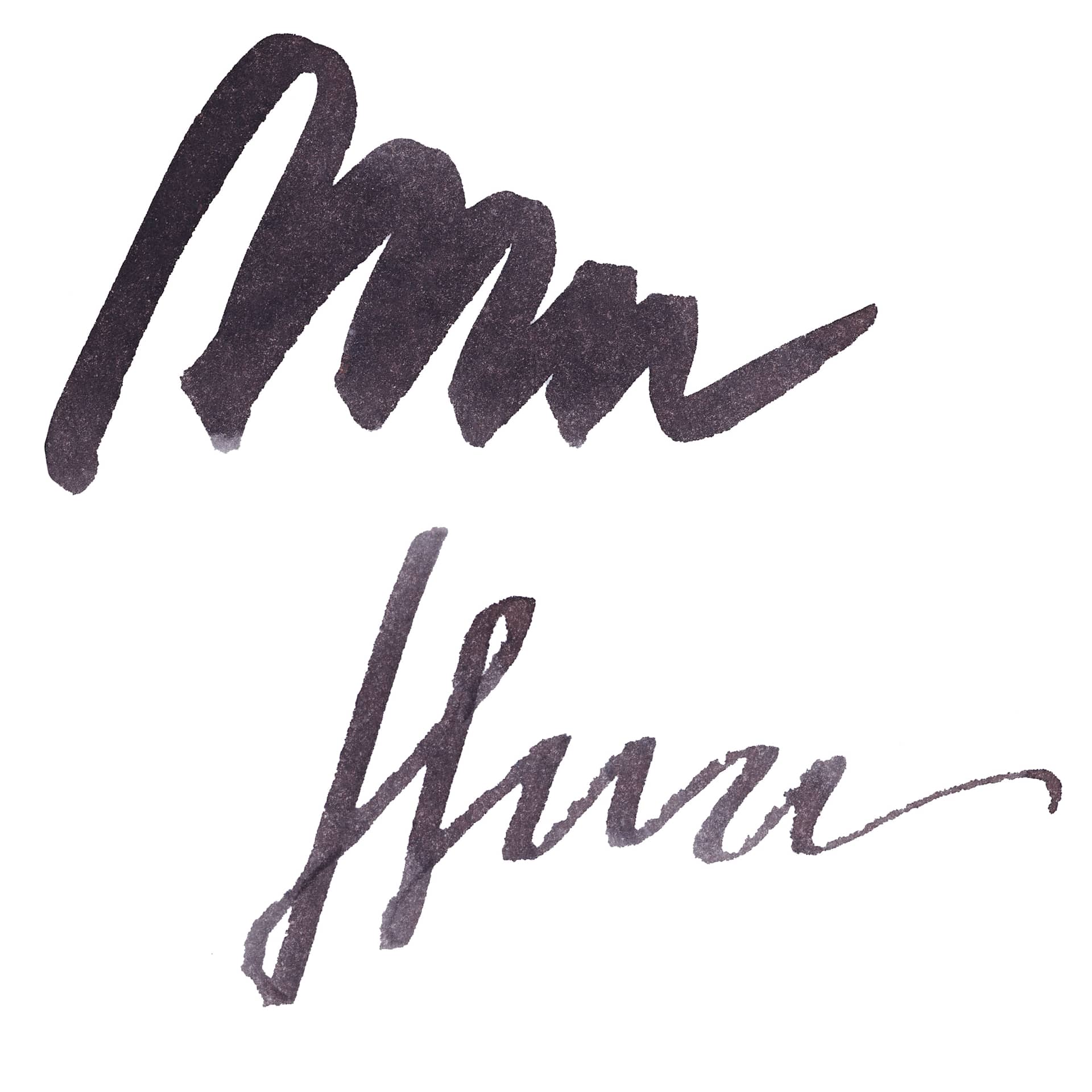 Ferris Wheel Press Fountain Pen Ink - Bearrington Black, 38 ml, swatch