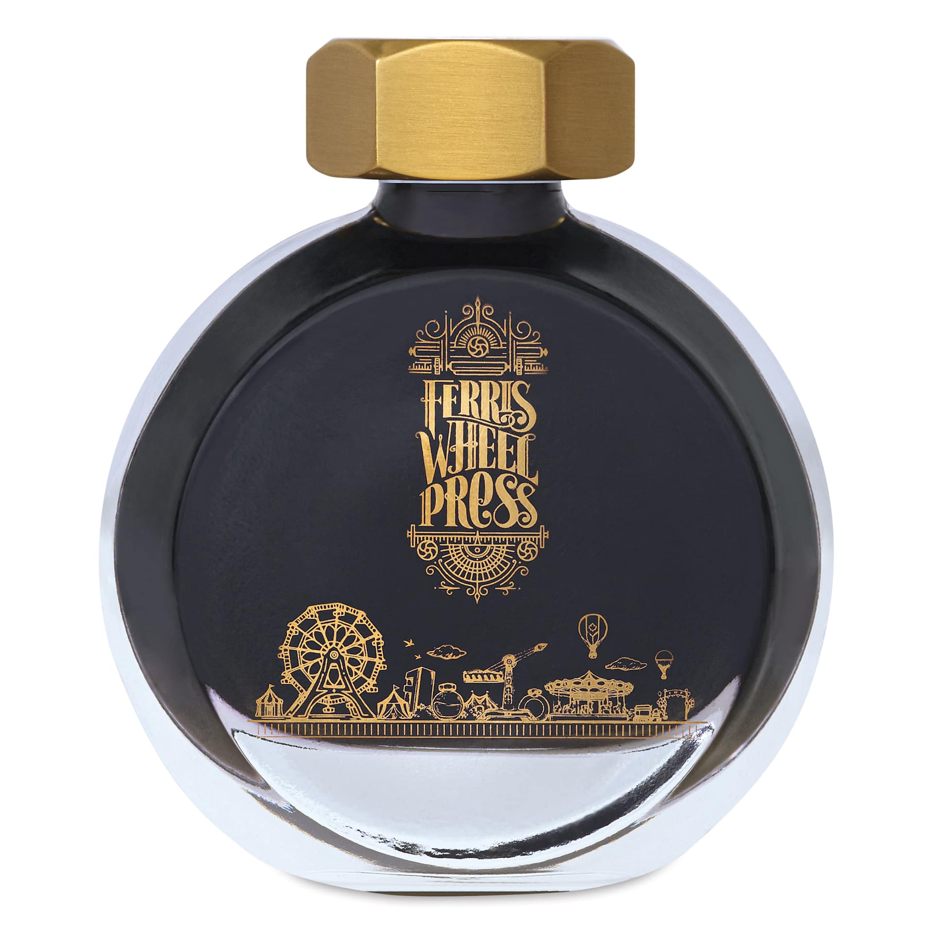 Ferris Wheel Press Fountain Pen Ink - Land of Shangri-la, 38 ml, front of the bottle