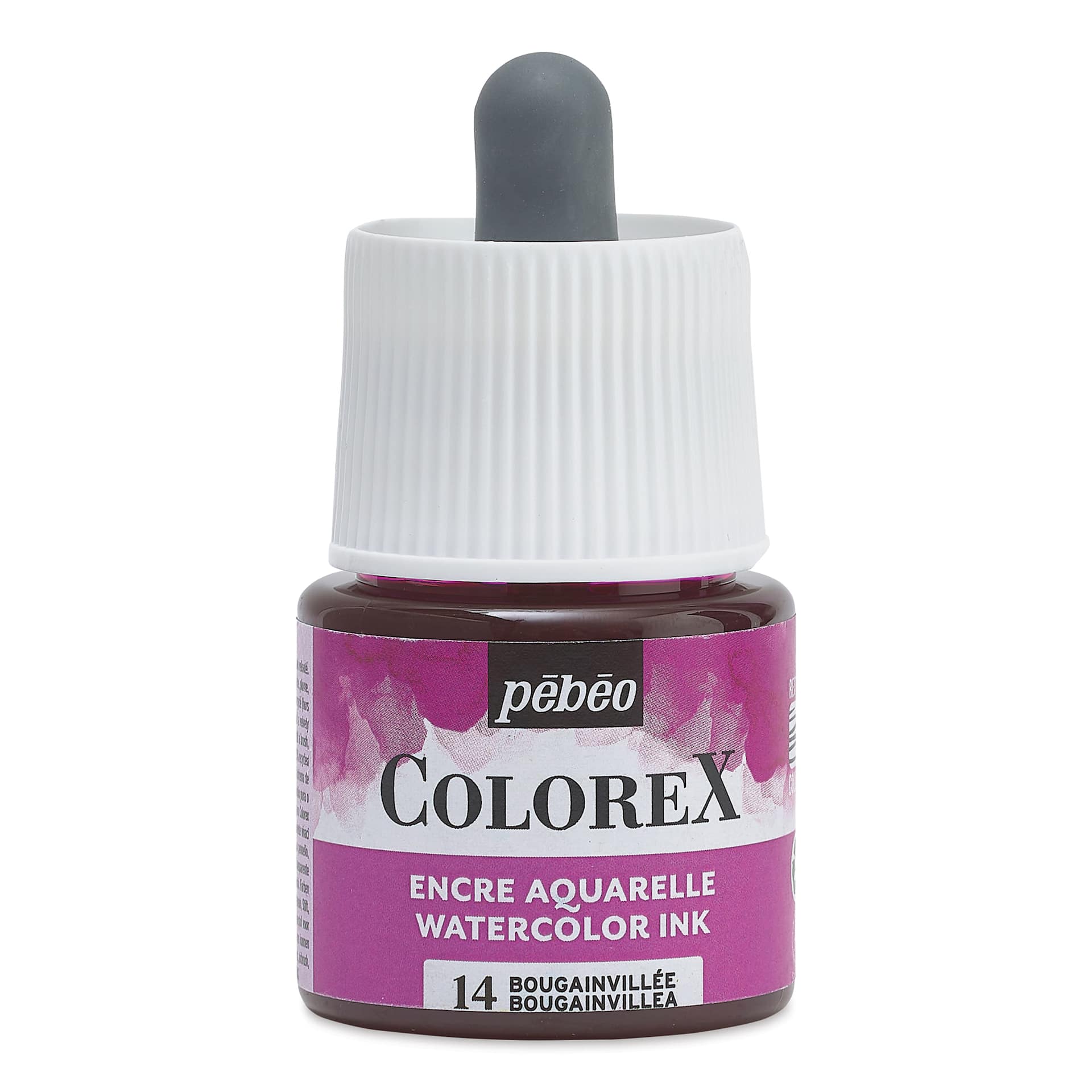 Pebeo Colorex Inks - Bougainvillea, 45 ml, front of bottle