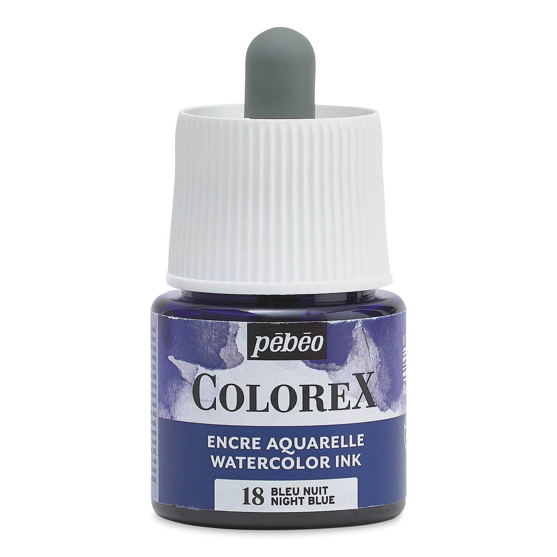 Pebeo Colorex Inks - Night Blue, 45 ml, front of bottle