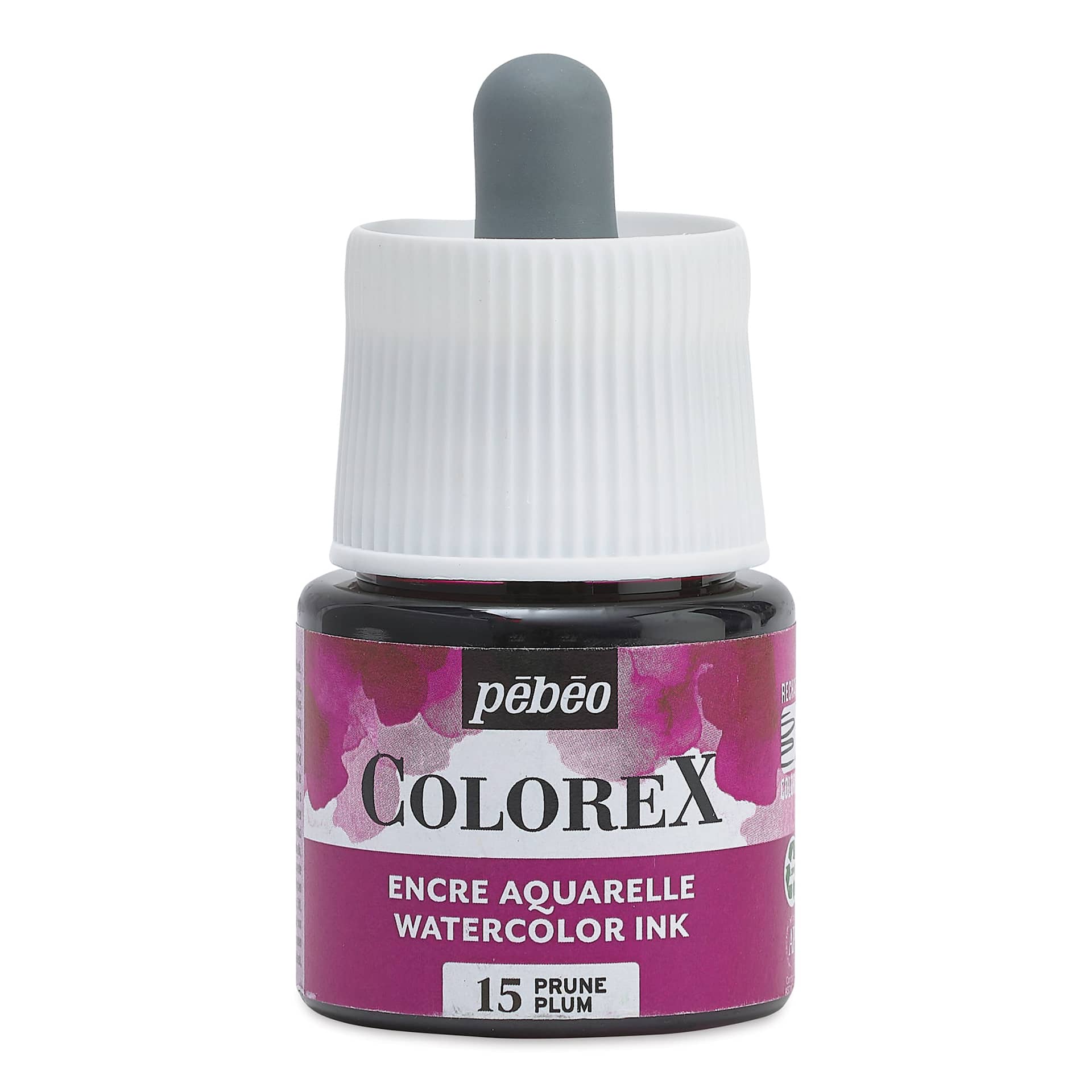 Pebeo Colorex Inks - Plum, 45 ml, front of bottle