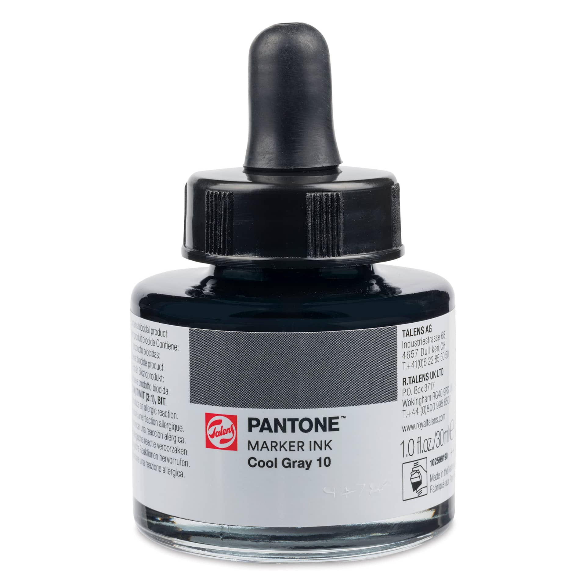 Talens Pantone Marker Ink Refill - Cool Gray 10, 30 ml