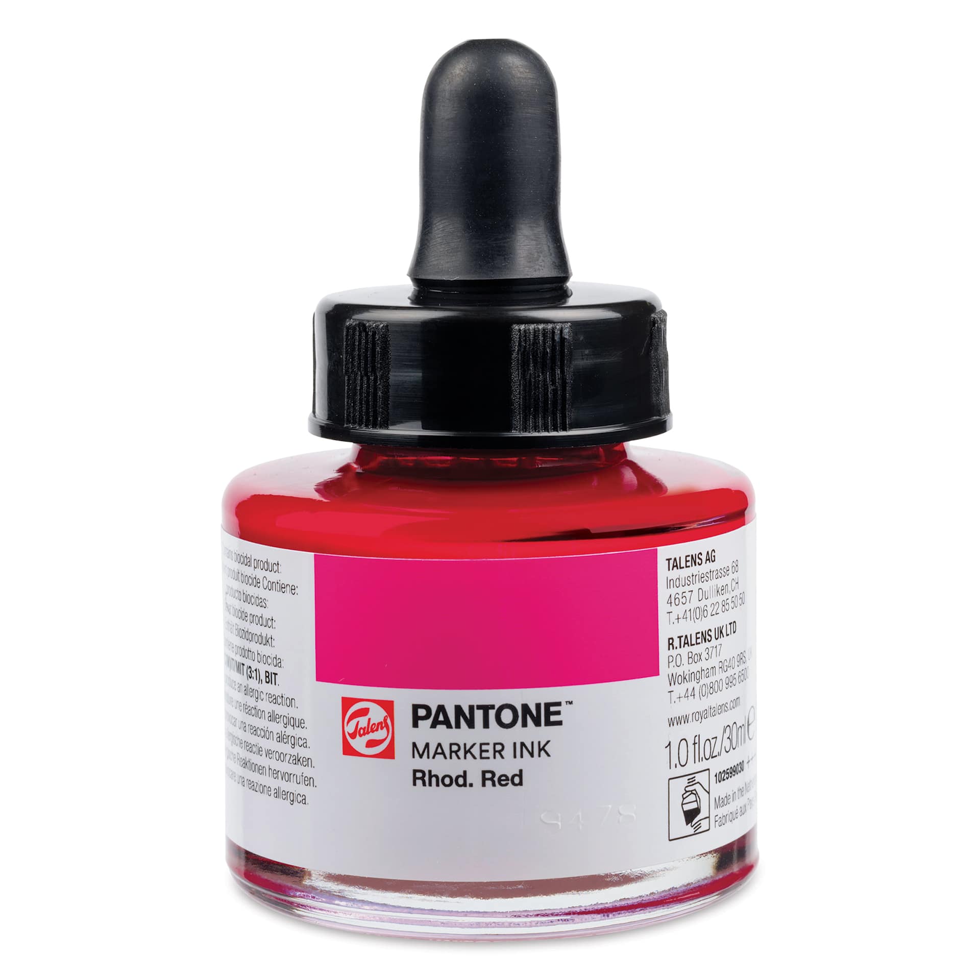 Talens Pantone Marker Ink Refill - Rhod. Red, 30 ml