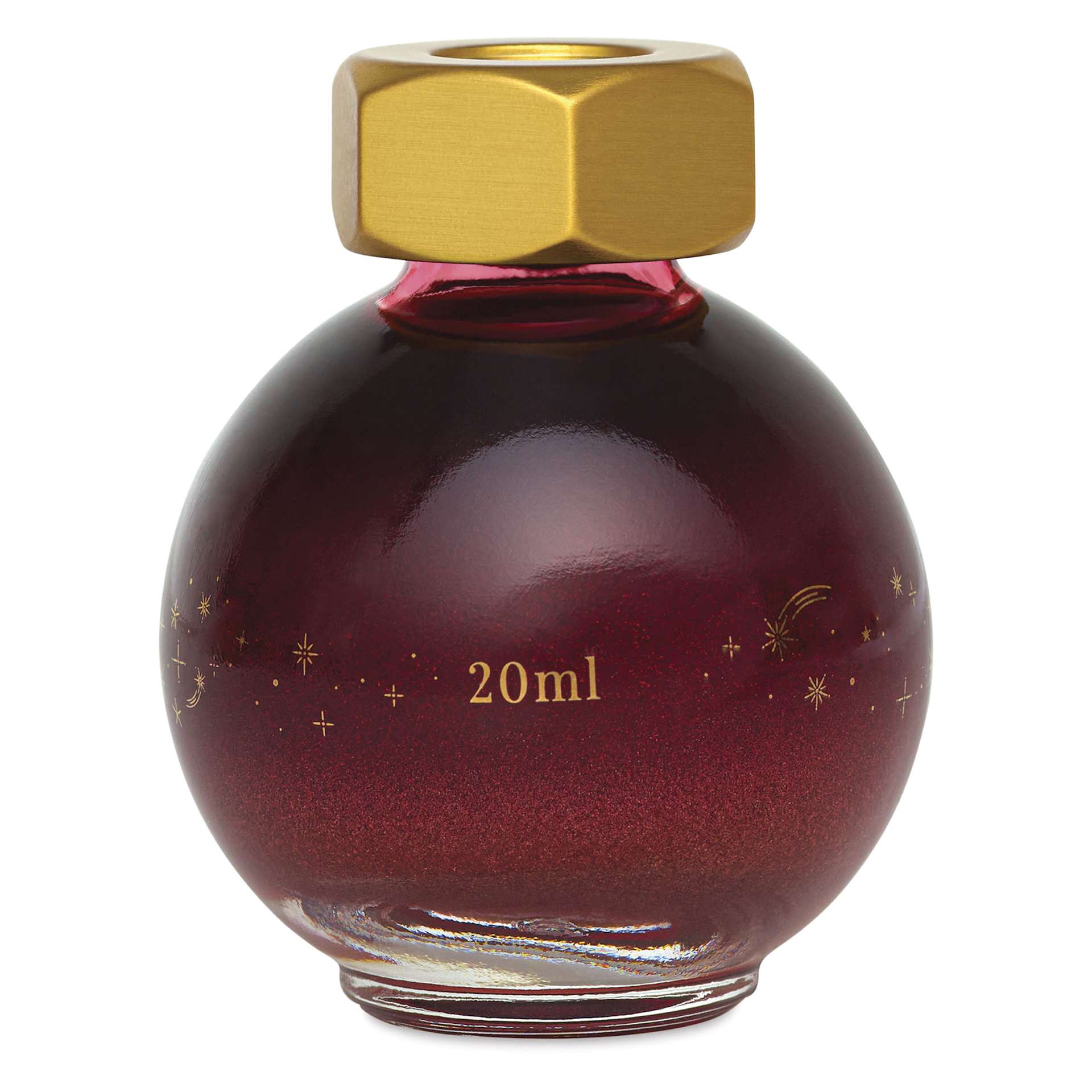 Ferris Wheel Press Ferritales Fountain Pen Ink - Bumbling Blossom, 20 ml, back of the bottle