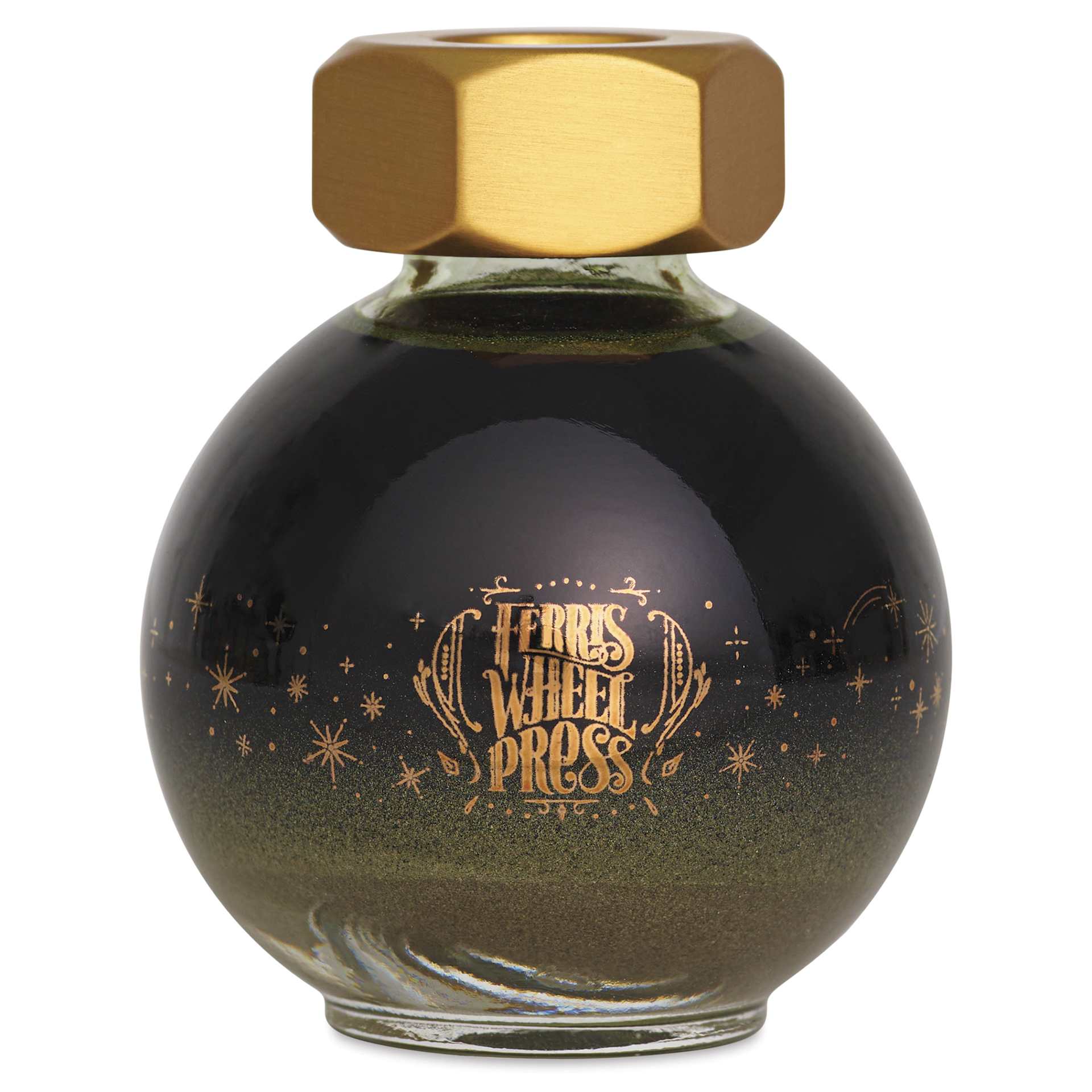 Ferris Wheel Press Ferritales Fountain Pen Ink - Brilliant Beanstalk, 20 ml, front of the bottle