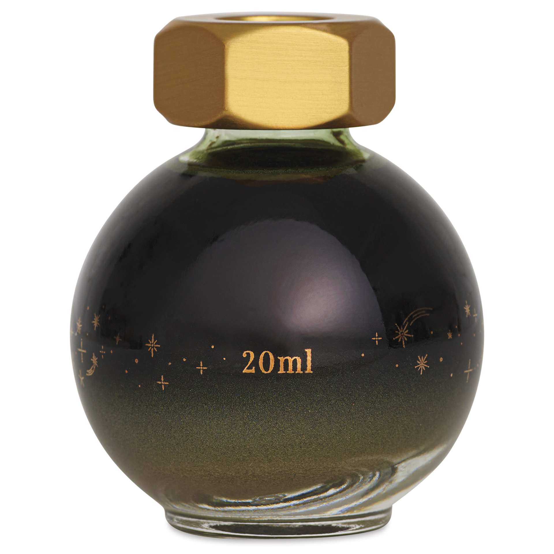 Ferris Wheel Press Ferritales Fountain Pen Ink - Brilliant Beanstalk, 20 ml, back of the bottle