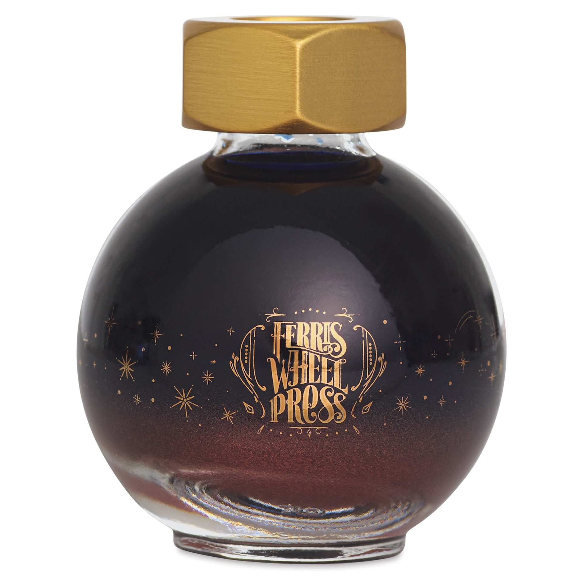 Ferris Wheel Press Ferritales Fountain Pen Ink - Blue Beryl Tonic, 20 ml, front of the bottle