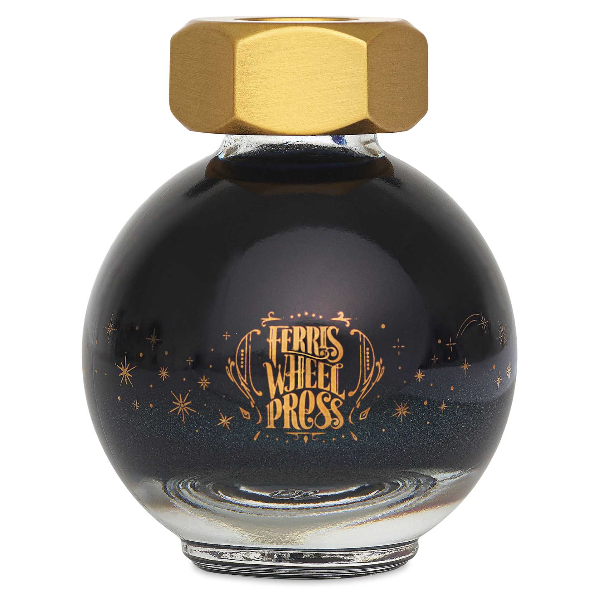 Ferris Wheel Press Ferritales Fountain Pen Ink - Valiant Blue, 20 ml, front of the bottle