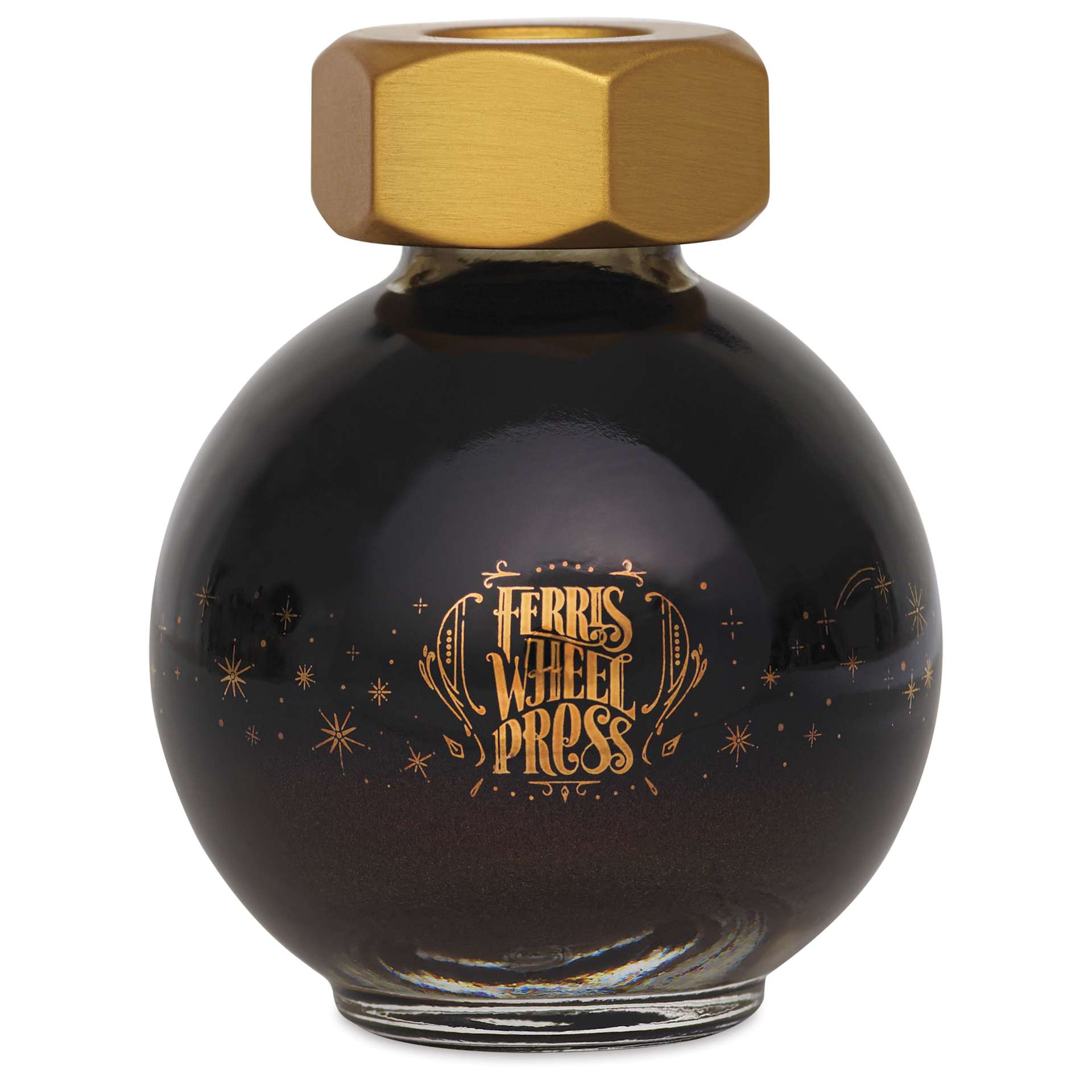 Ferris Wheel Press Ferritales Fountain Pen Ink - Curious Woods, 20 ml, front of the bottle