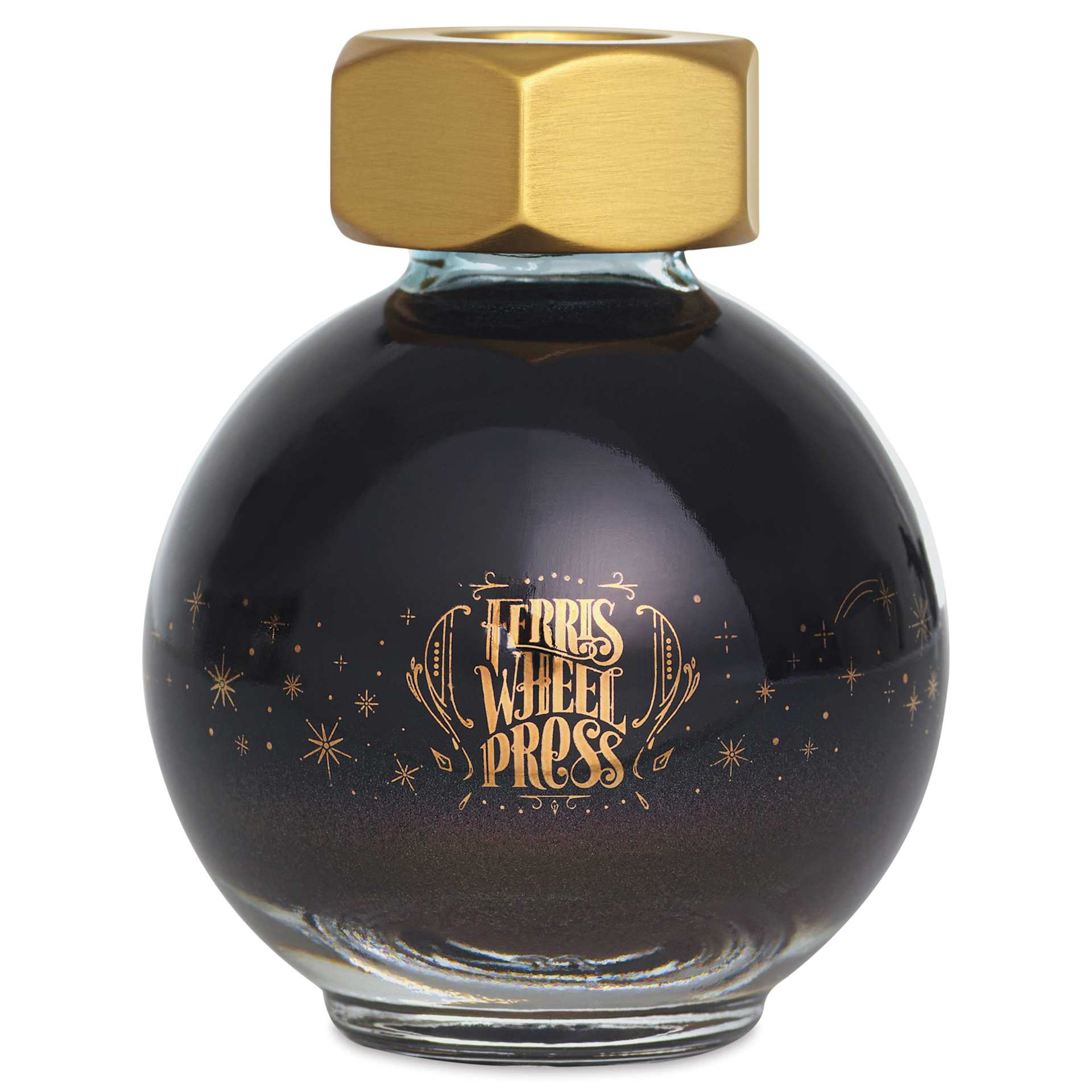 Ferris Wheel Press Ferritales Fountain Pen Ink - Galeforce Green, 20 ml, front of the bottle