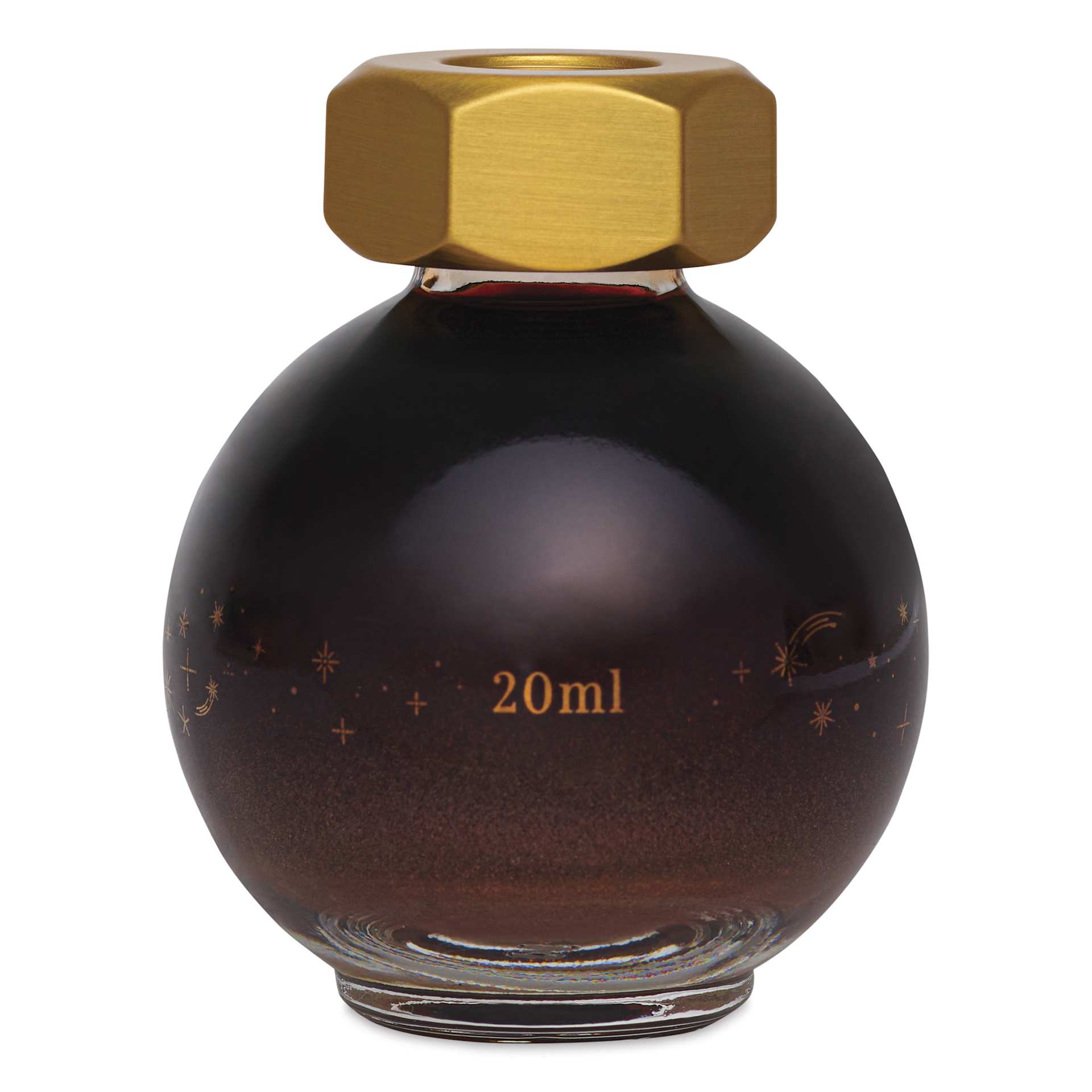 Ferris Wheel Press Ferritales Fountain Pen Ink - Oinking Embers, 20 ml, back of the bottle