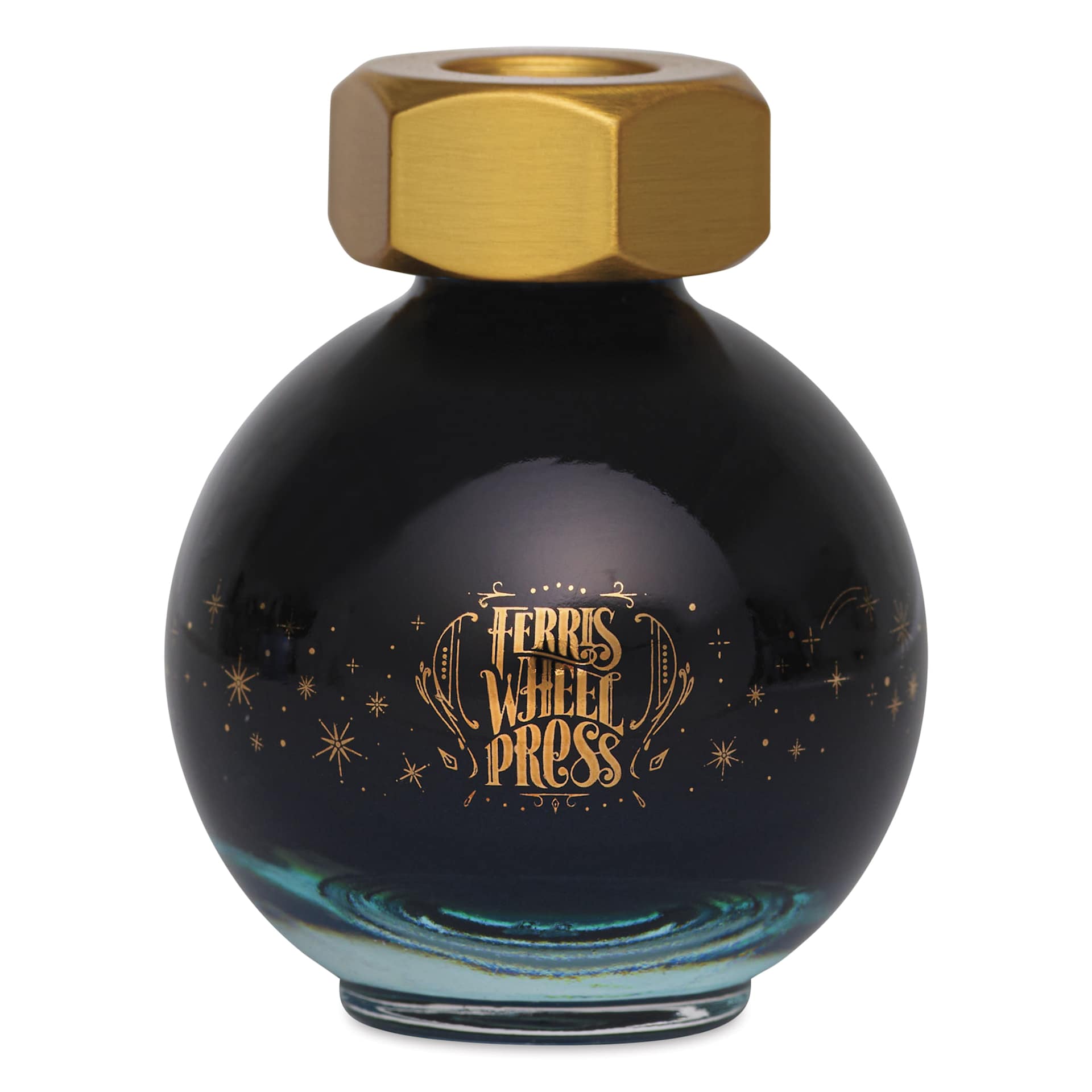 Ferris Wheel Press Ferritales Fountain Pen Ink - Tears of Sapphire, 20 ml, front of the bottle