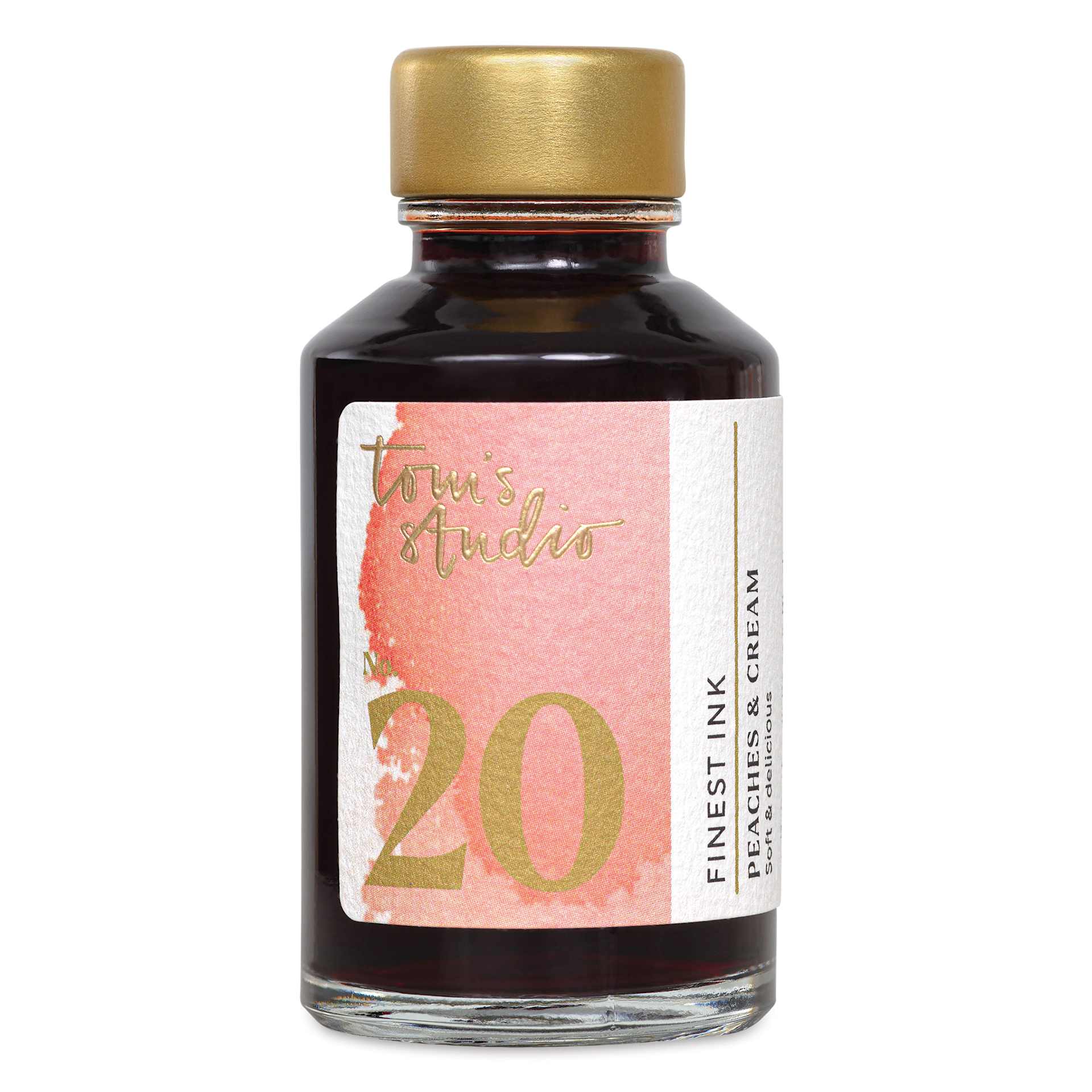 Tom's Studio Fountain Pen Ink - 50 ml, Peaches & Cream