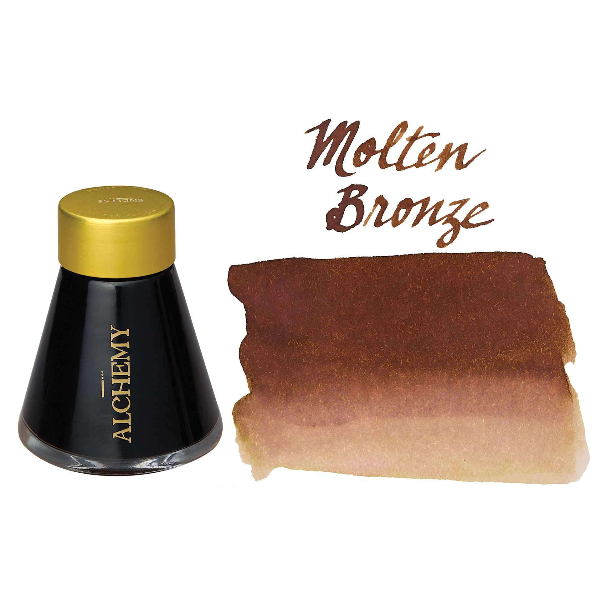 Endless Alchemy Fountain Pen Ink - Molten Bronze, 45 ml