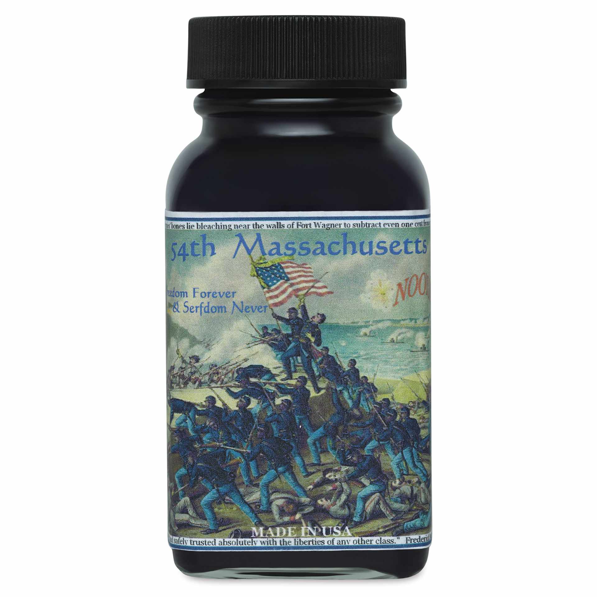 Noodler's Ink Fountain Pen Ink - 54th Massachusetts, bottle