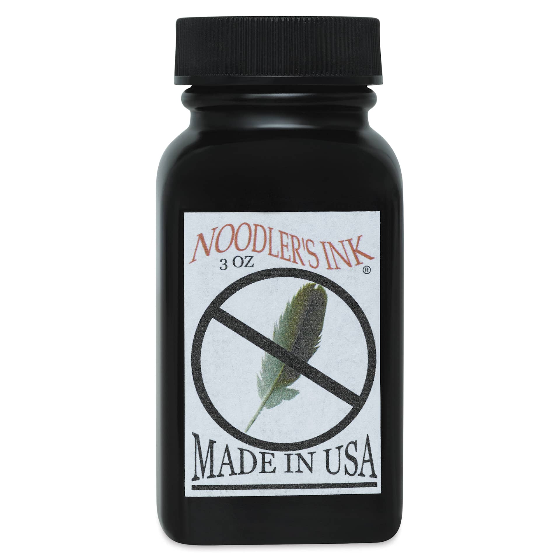 Noodler's Ink Fountain Pen Ink - X-Feather Black, bottle