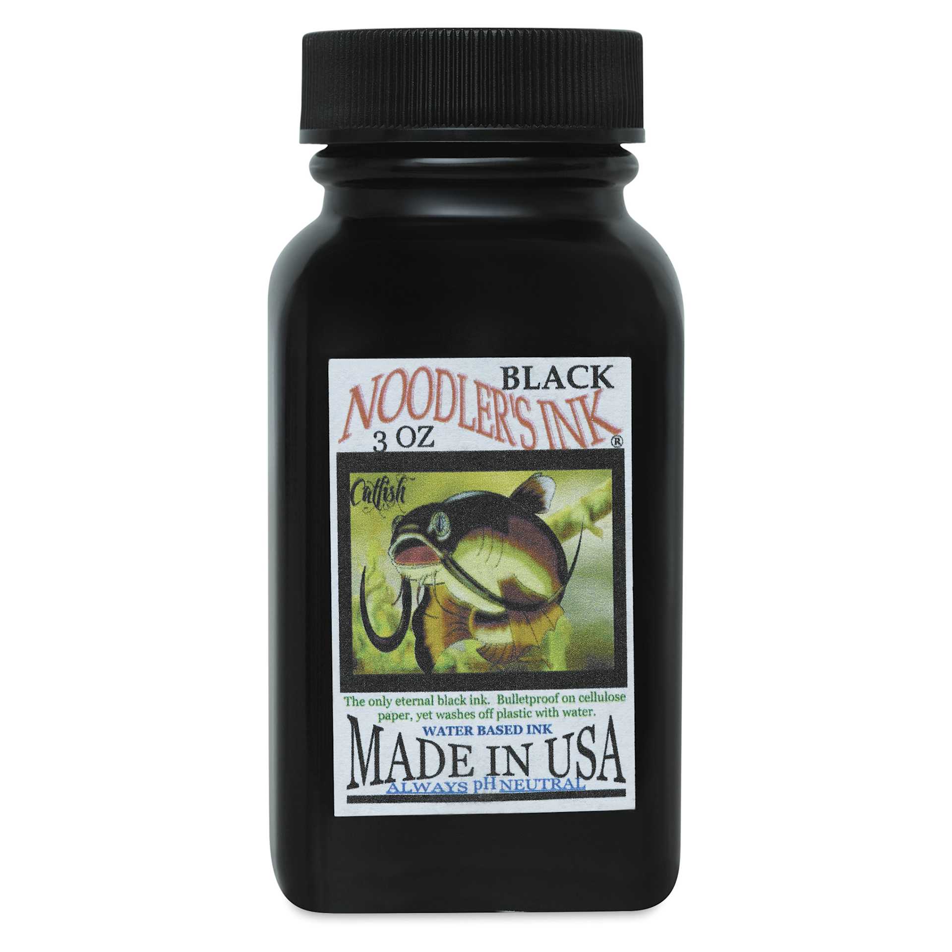 Noodler's Ink Fountain Pen Ink - Black, bottle