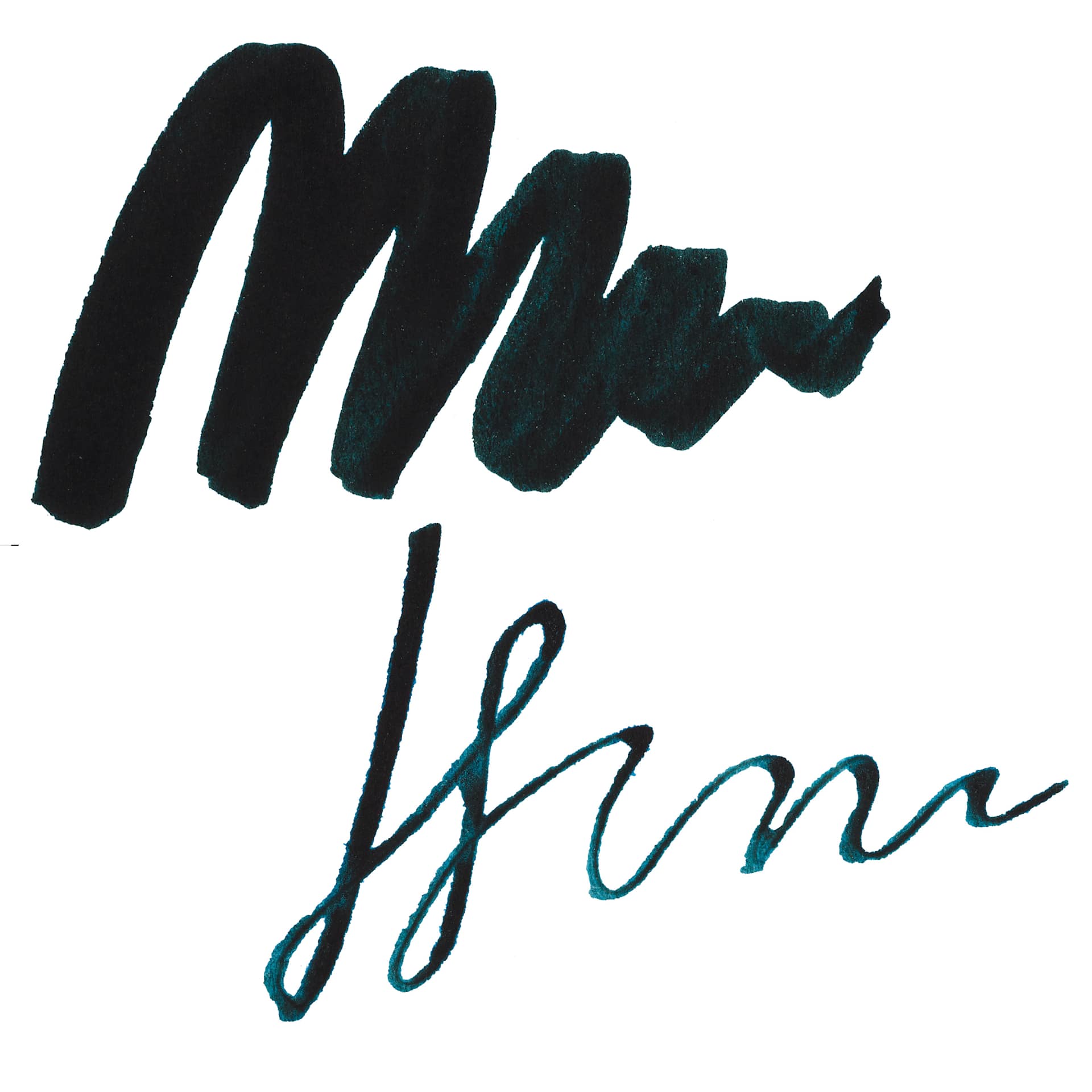 Noodler's Ink Fountain Pen Ink - Aircorp Blue-Black, swatch