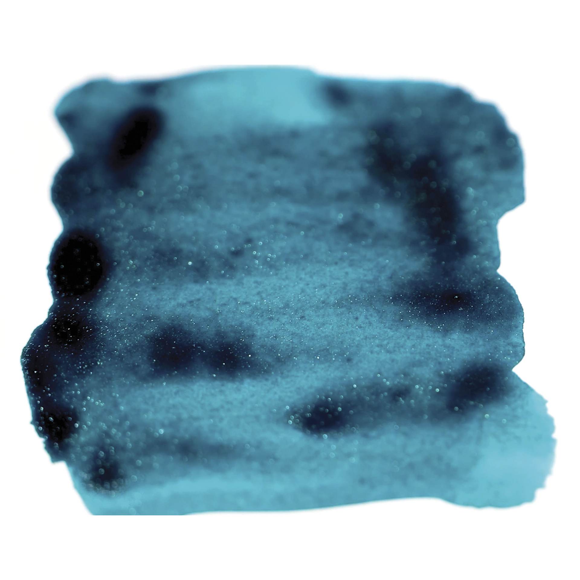 Kuretake Ink-Café Drop of Shimmer Ink Additive - Glitter, 20 ml, swatch with additive