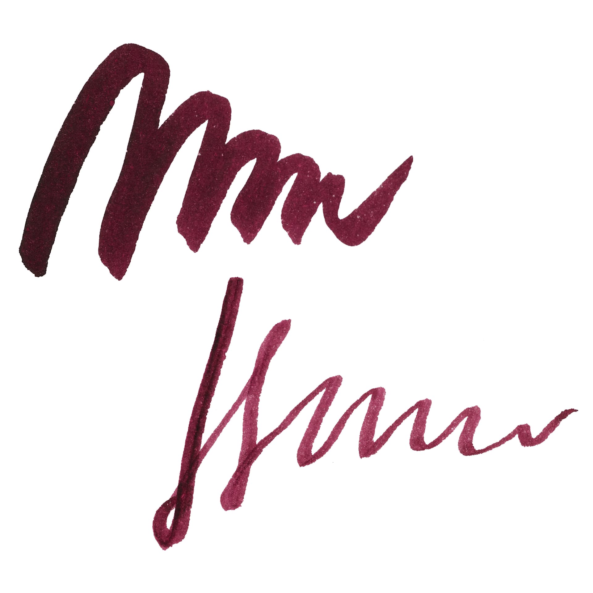 Kuretake Ink Cafe Meiji No Iro Pen Ink - 531 Deep Maroon (Ebicha), swatch