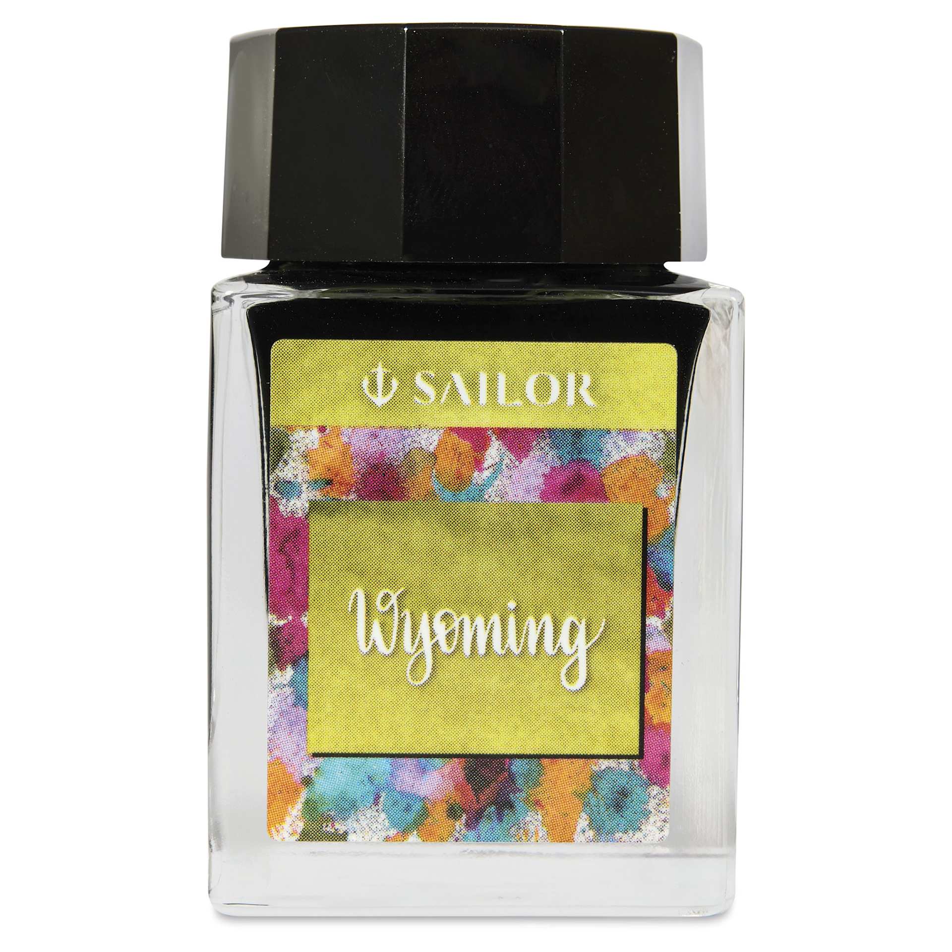 Sailor USA State Ink - Wyoming, Chartreuse, 20 ml, front of bottle