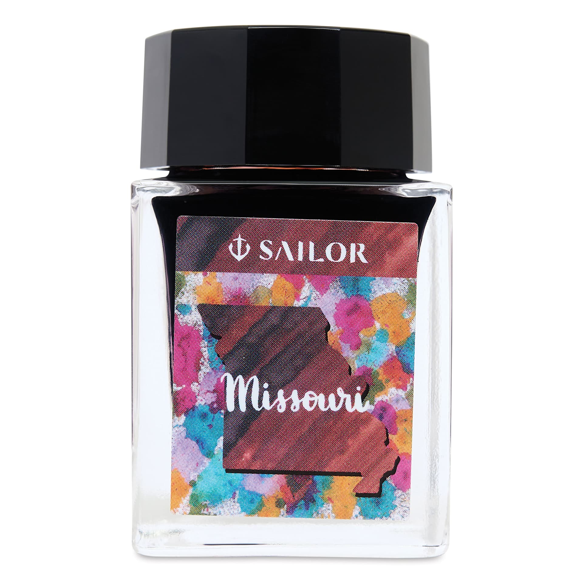 Sailor USA State Ink - Missouri, BBQ Red Brown, 20 ml, front of bottle