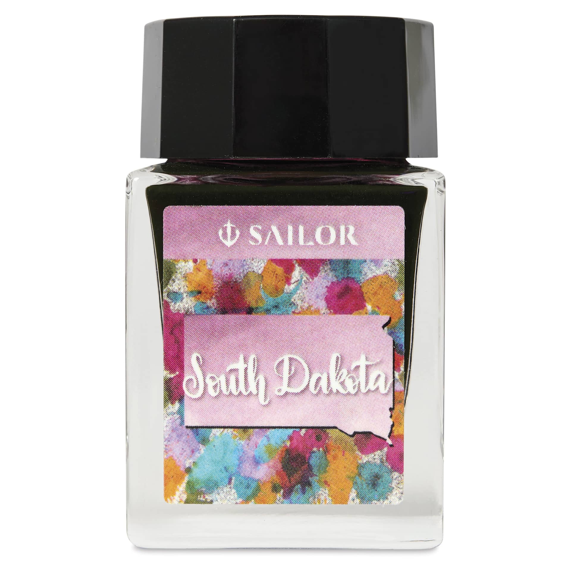 Sailor USA State Ink - South Dakota, Light Purple Pink, 20 ml, front of bottle