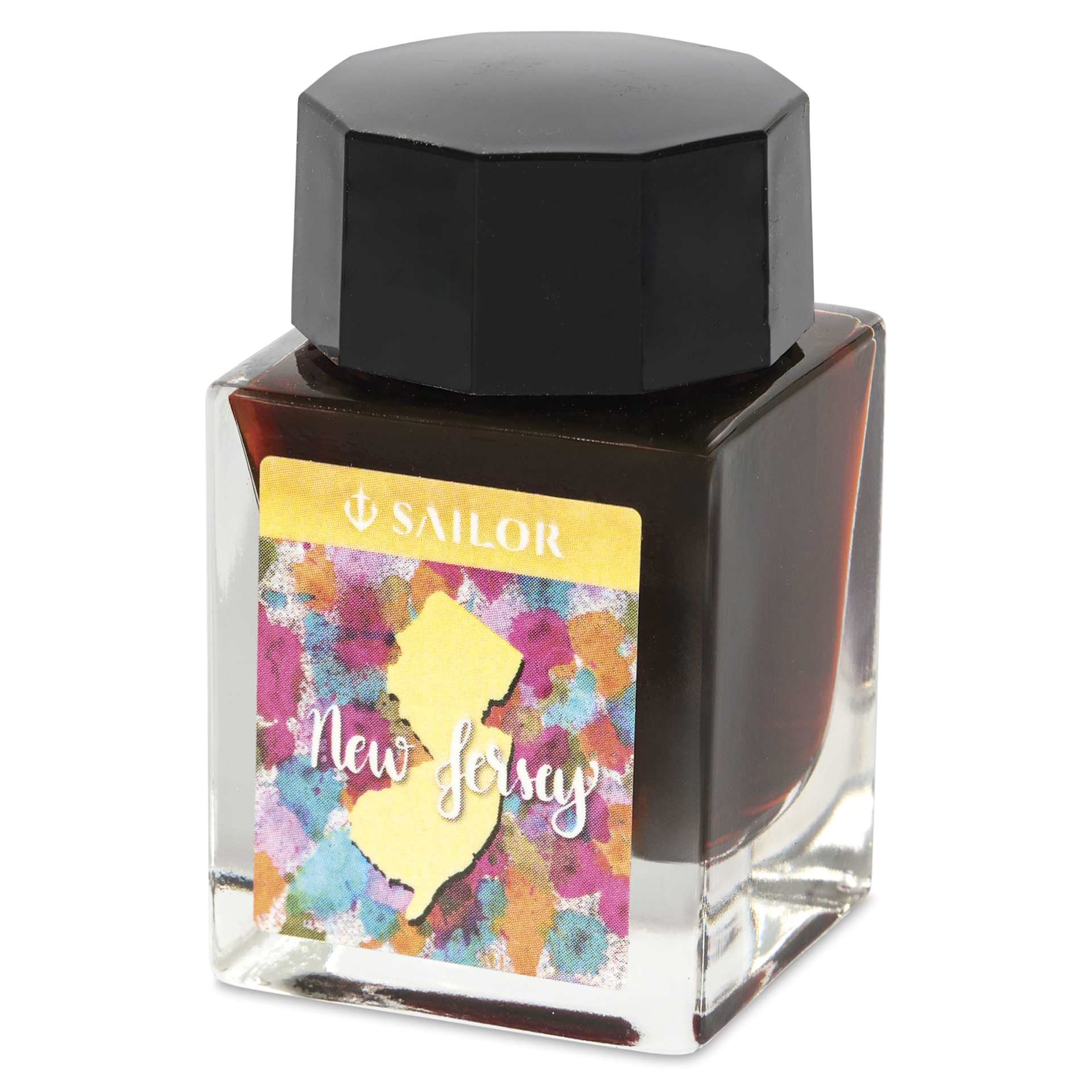 Sailor USA State Ink - New Jersey, Yellow, 20 ml