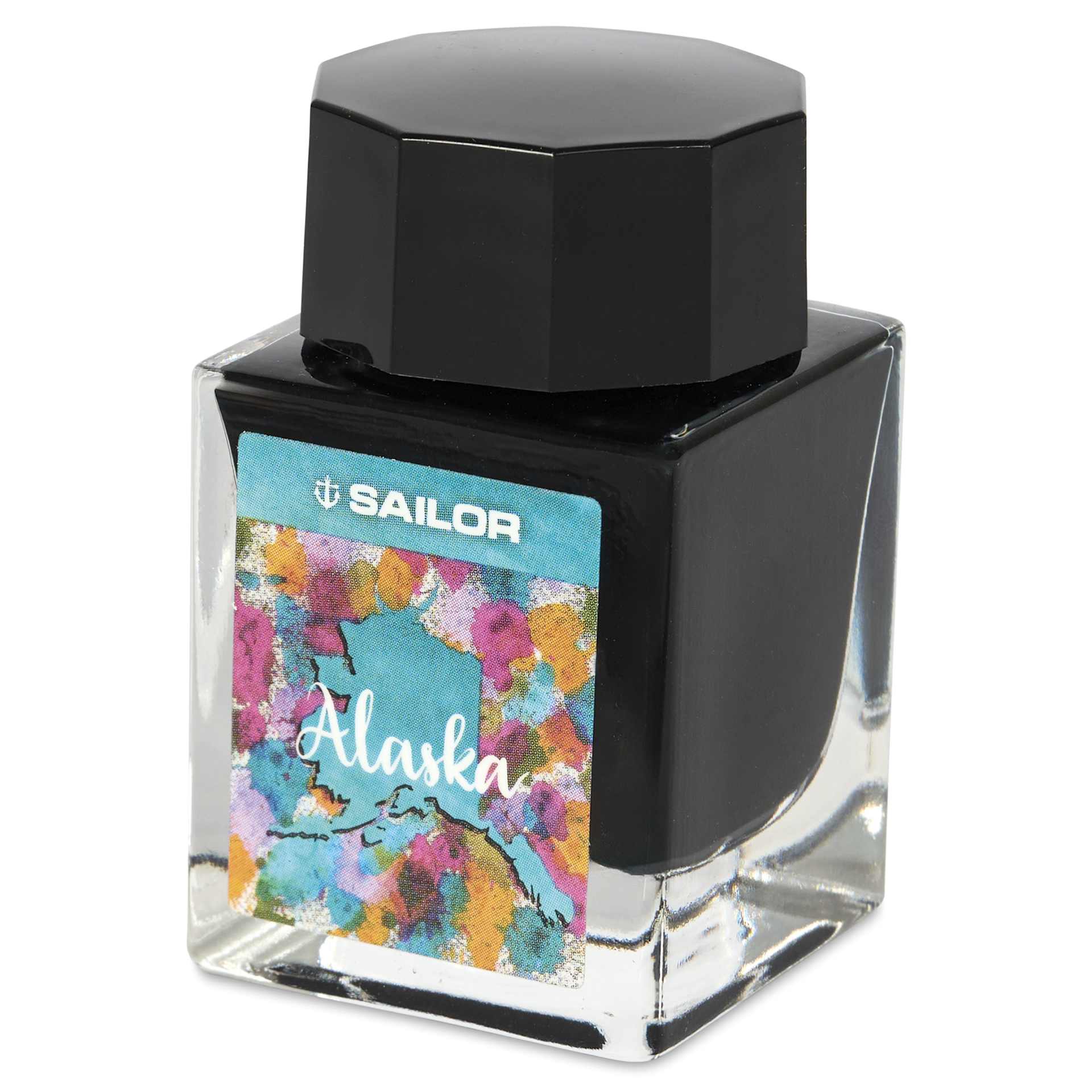 Sailor USA State Ink - Alaska, Aqua Blue, 20 ml