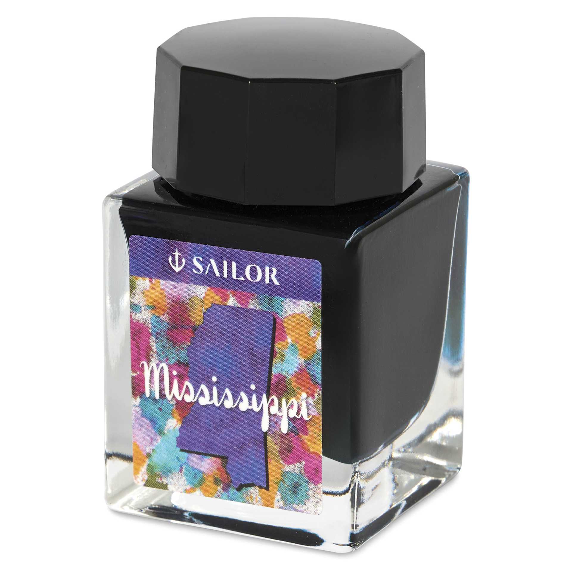 Sailor USA State Ink - Mississippi, Deep Blue, 20 ml