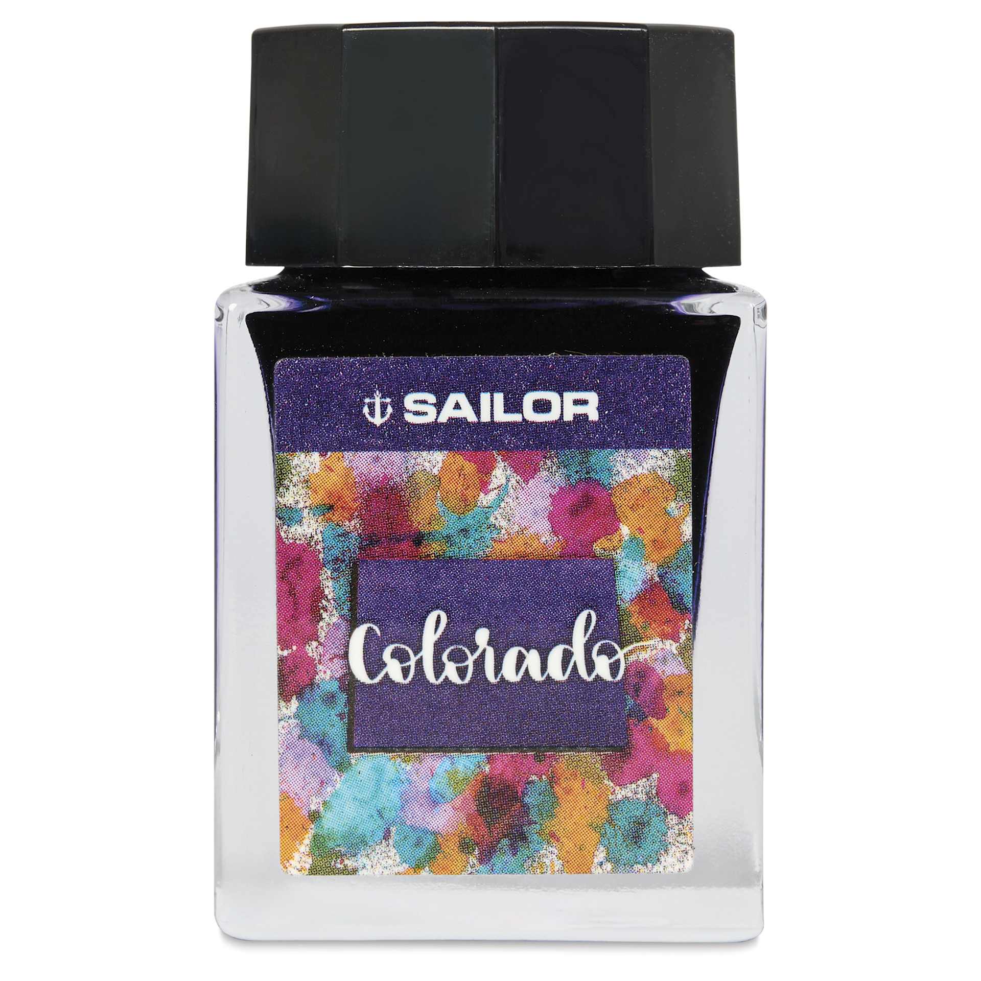 Sailor USA State Ink - Colorado, Purple, 20 ml, front of bottle