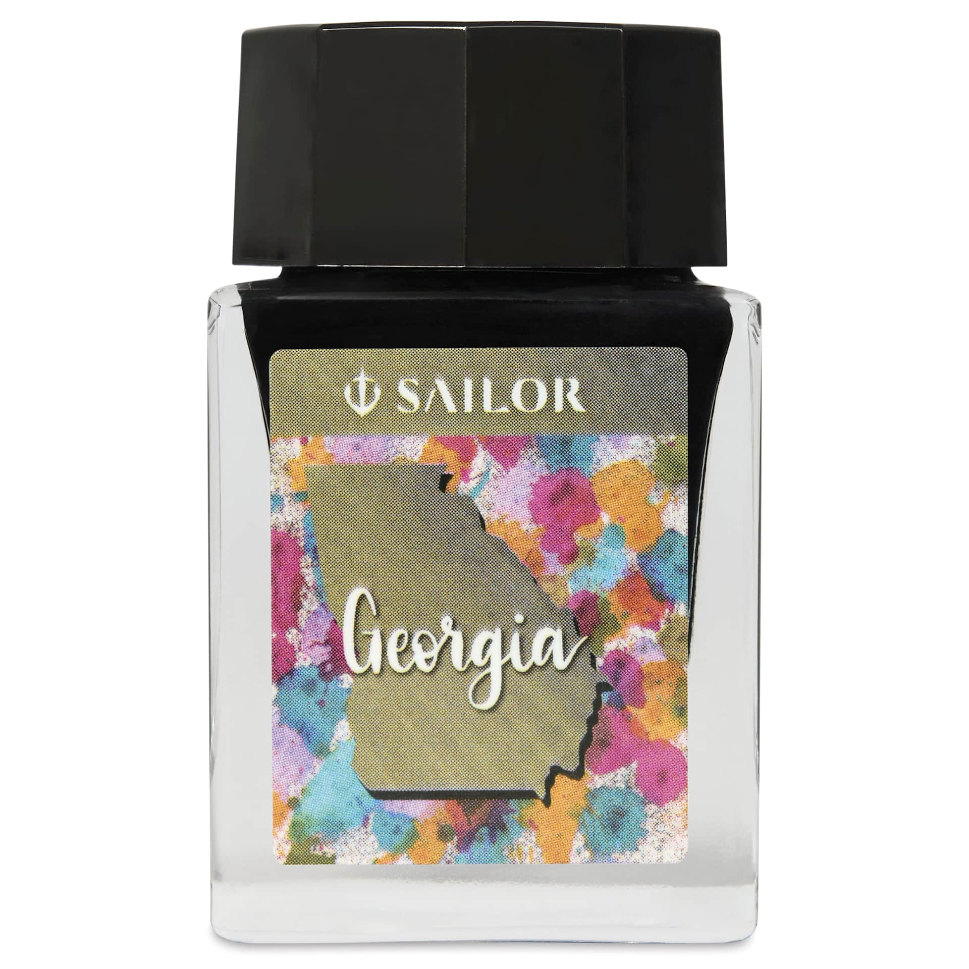 Sailor USA State Ink - Georgia, Olive, 20 ml, front of bottle