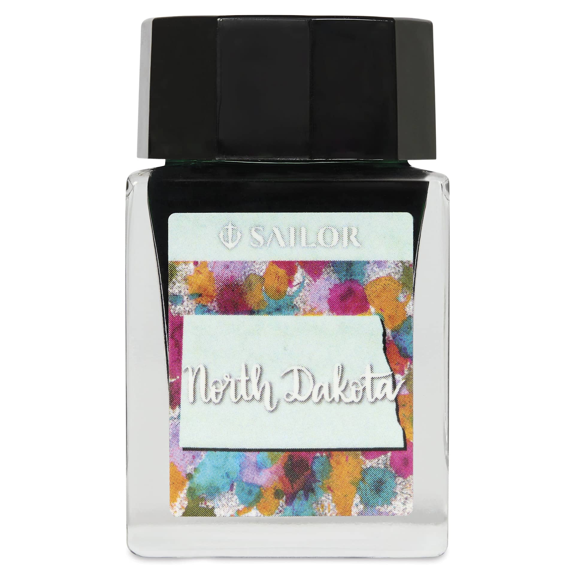 Sailor USA State Ink - North Dakota, Mint Green, 20 ml, front of bottle