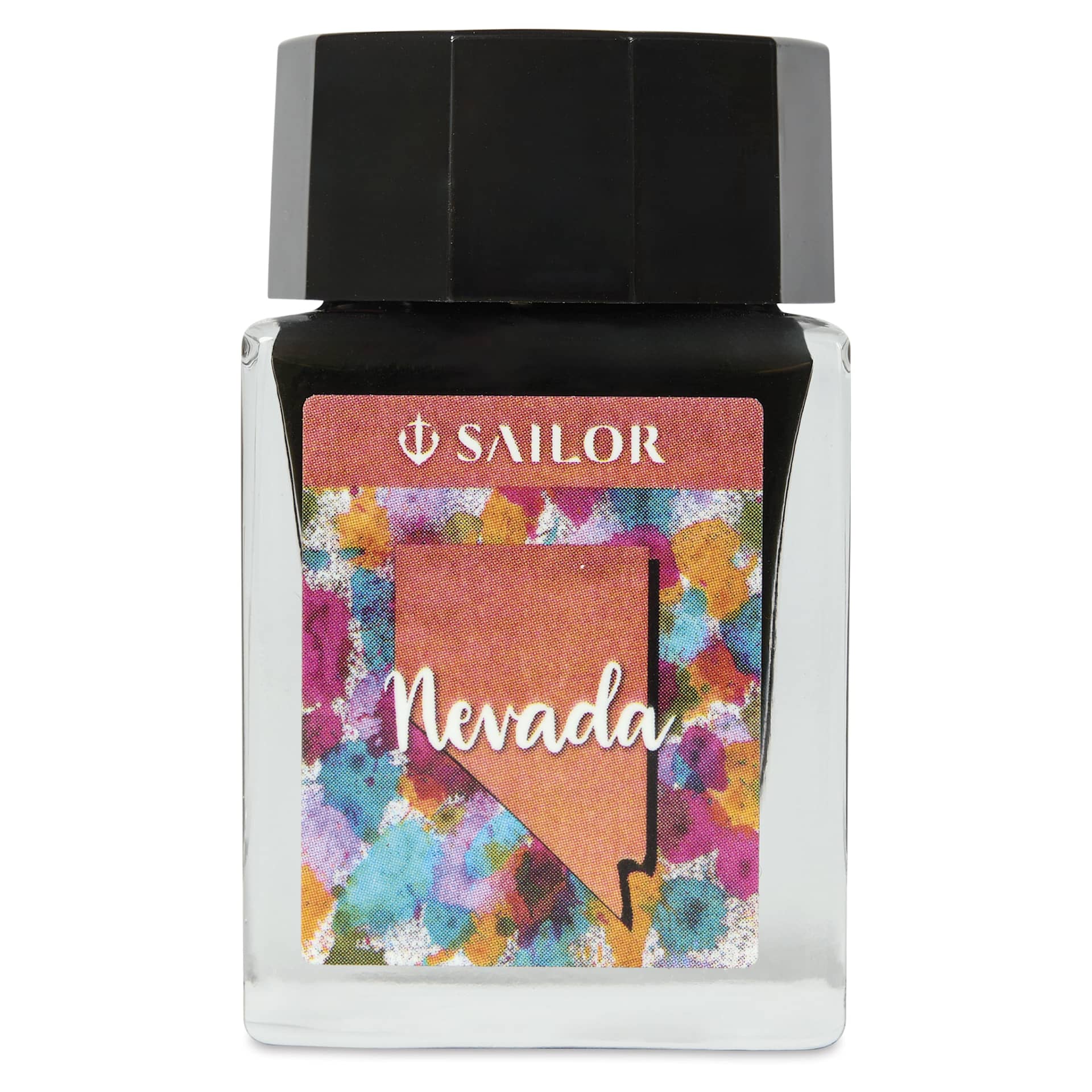 Sailor USA State Ink - Nevada, Reddish Brown, 20 ml, front of bottle