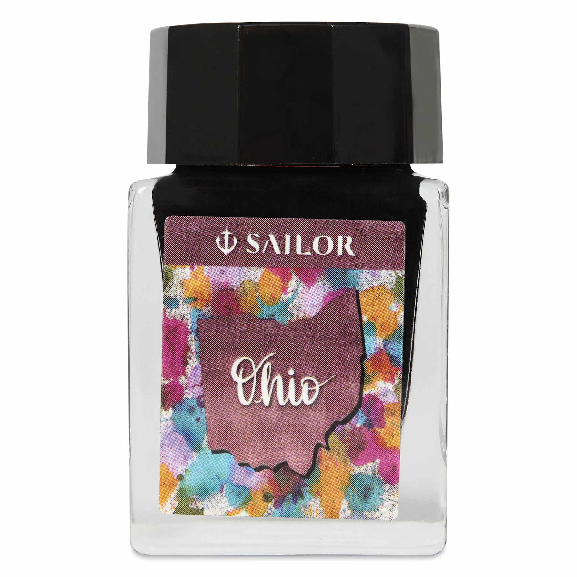 Sailor USA State Ink - Ohio, Mahogany, 20 ml, front of bottle