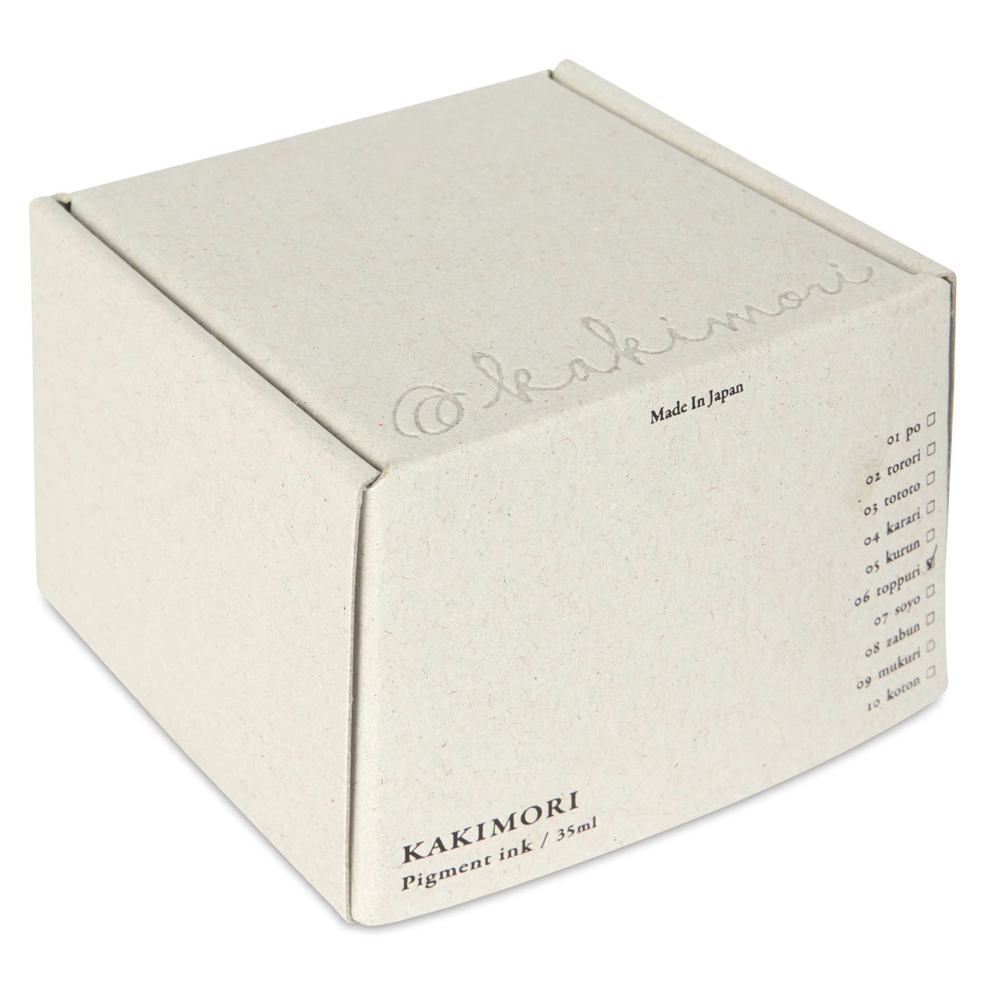 Kakimori Pigment Ink - 06 Toppuri, packaging