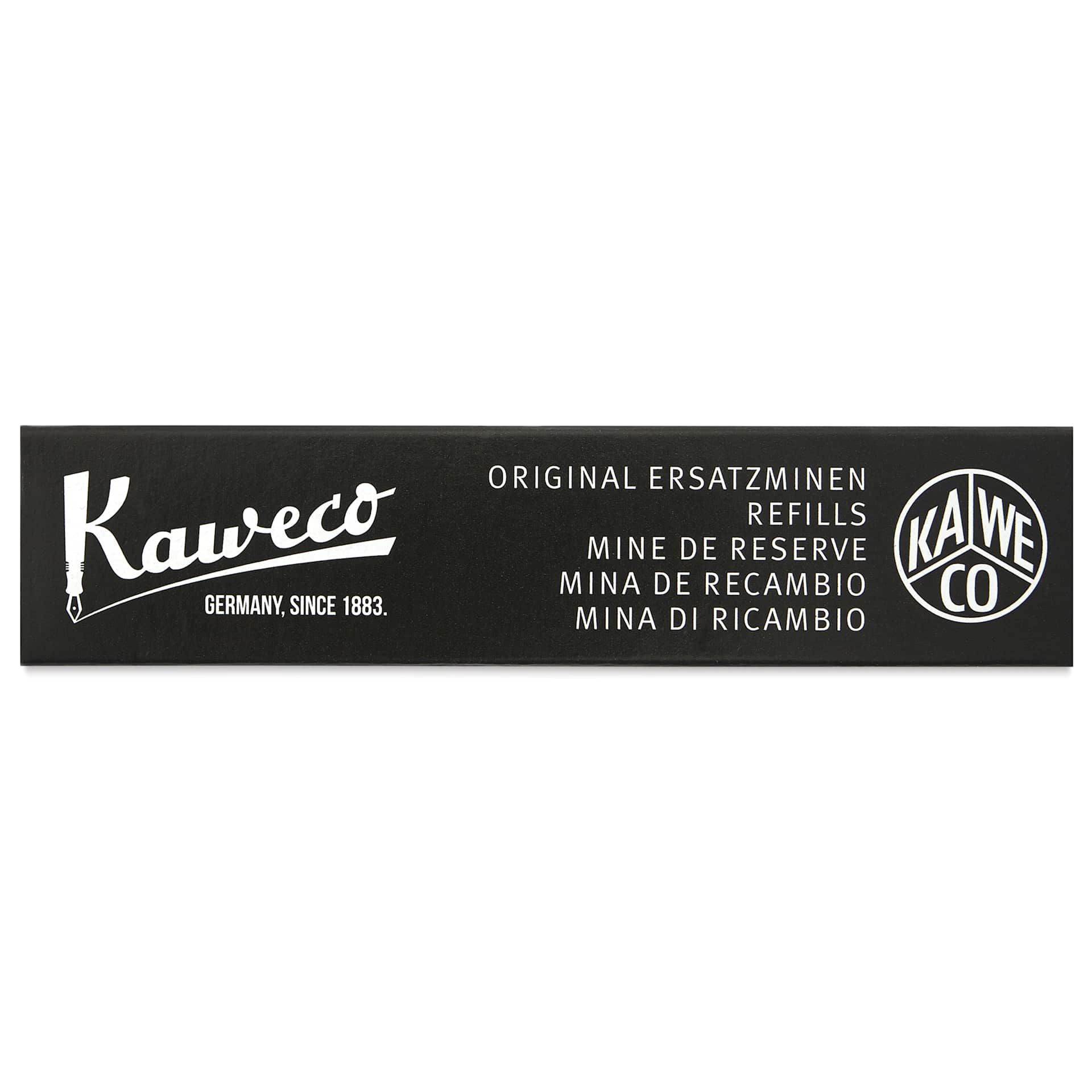 Kaweco G2 Ballpoint Refills - Black, 1.0 mm, Pkg of 3, packaging