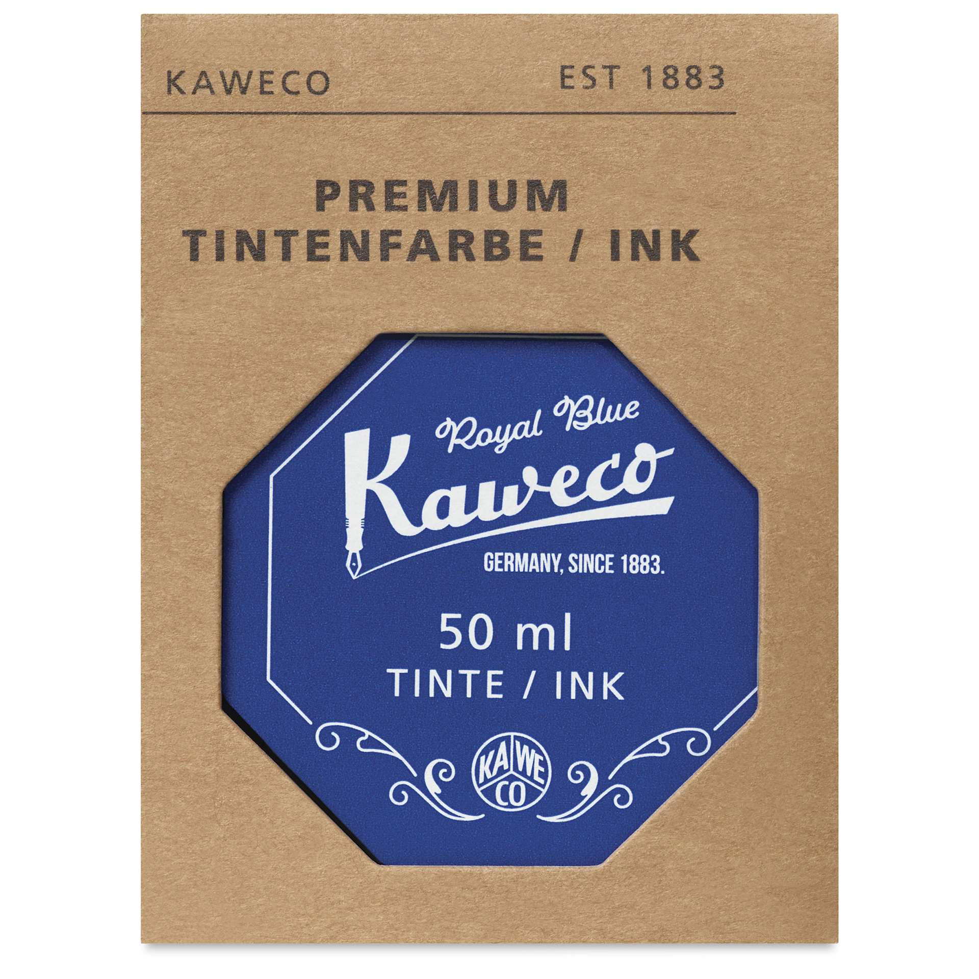 Kaweco Fountain Pen Ink - Royal Blue, 50 ml, front of the packaging