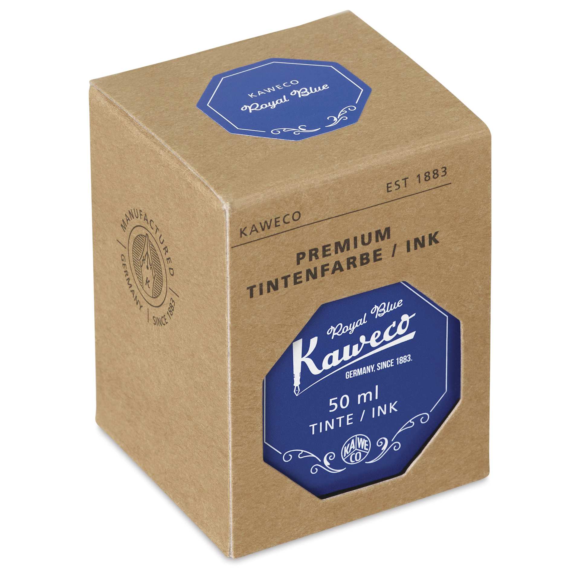 Kaweco Fountain Pen Ink - Royal Blue, 50 ml, packaging