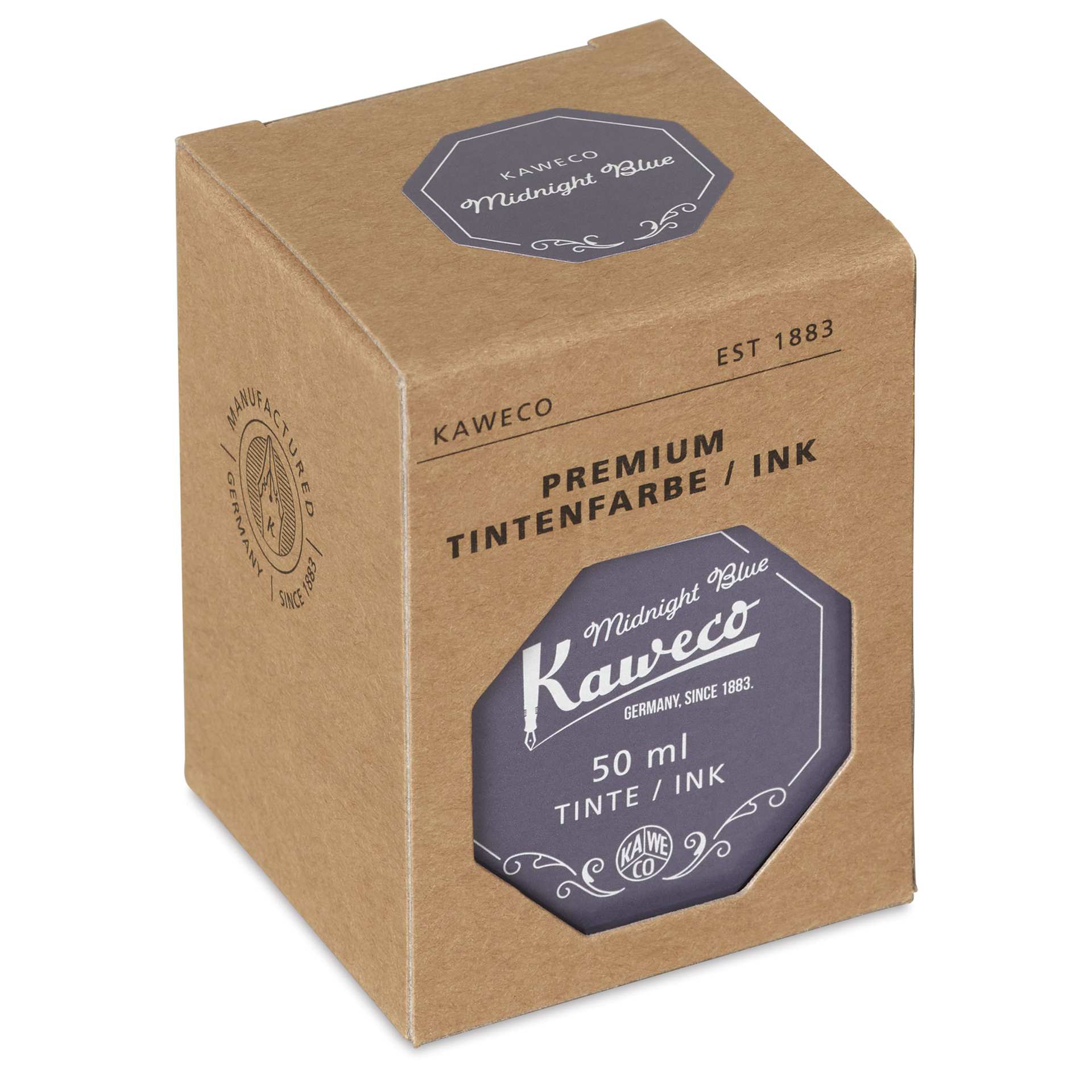 Kaweco Fountain Pen Ink - Midnight Blue, 50 ml, packaging