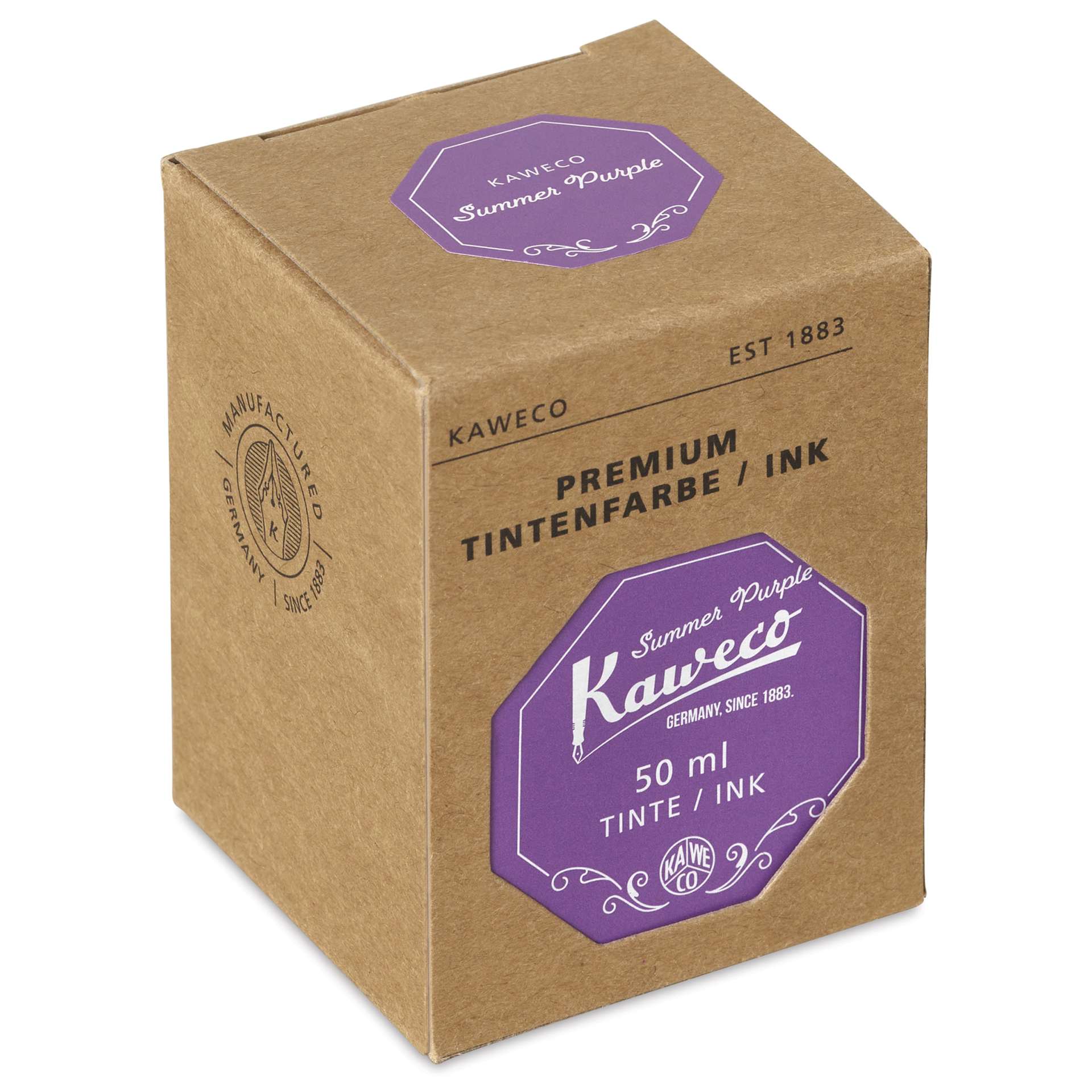 Kaweco Fountain Pen Ink - Summer Purple, 50 ml, packaging