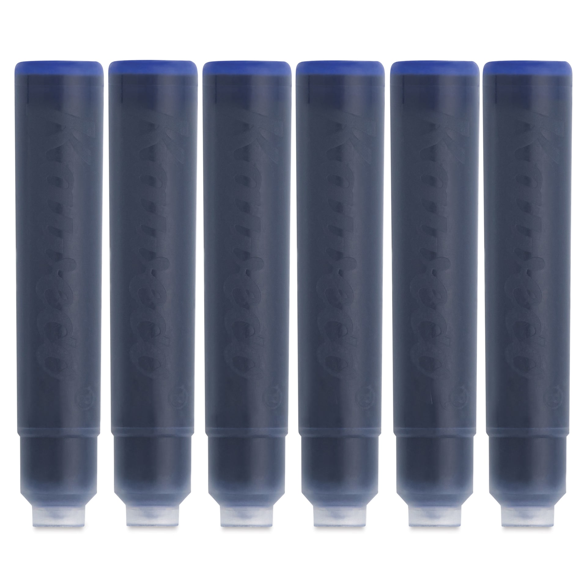 Kaweco Fountain Pen Erasable Ink Cartridges - Royal Blue, cartridges laid out