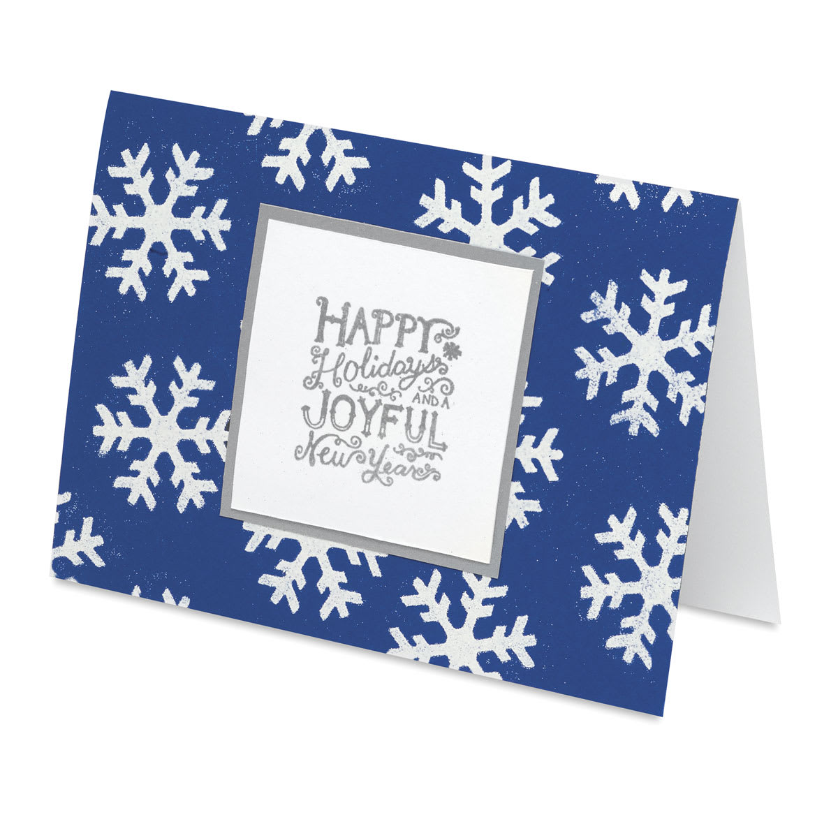 Ranger Embossing Powders - Angled view of finished Embossed Card