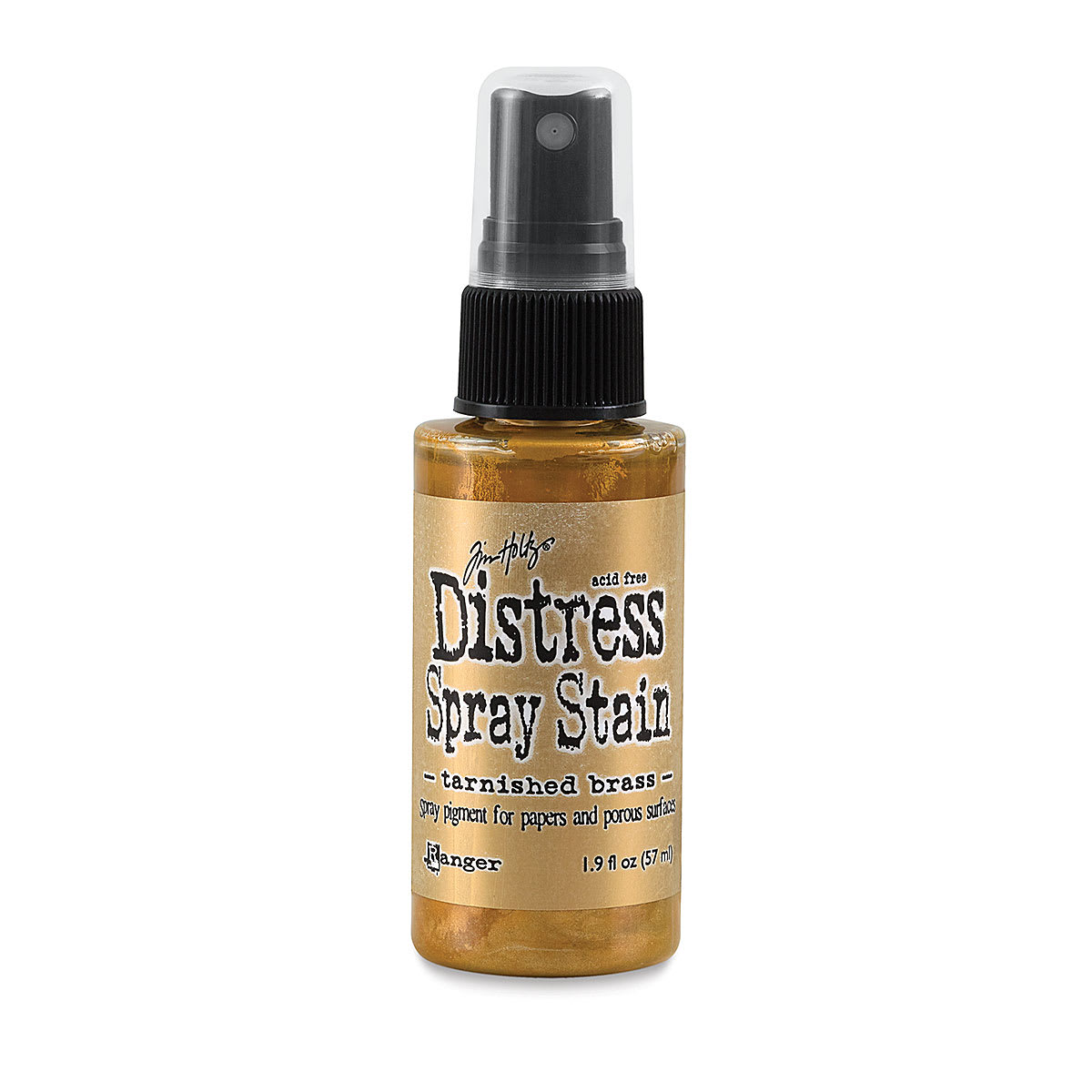 Tim Holtz Distress Spray Stain - Tarnished Brass, 1.9 oz