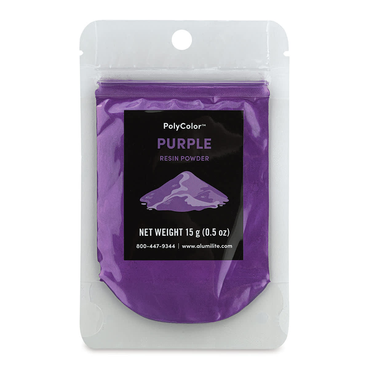 PolyColor Resin Pigment Powder - Purple, 15 g (Front of packaging)